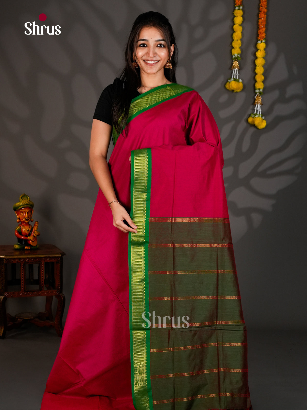 DKS12542 - Kalyani Cotton Saree - Shop on Shrus.com