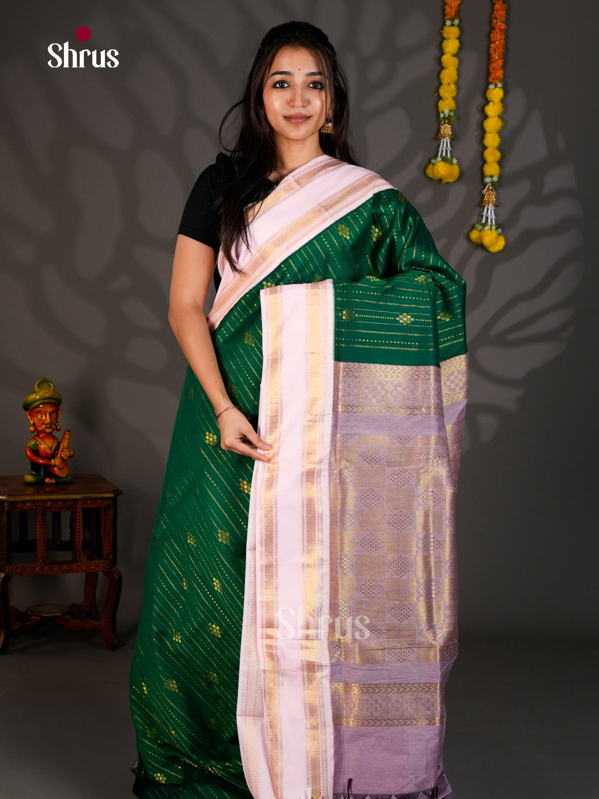 DKS12561 - Kalyani Cotton Saree - Shop on Shrus.com