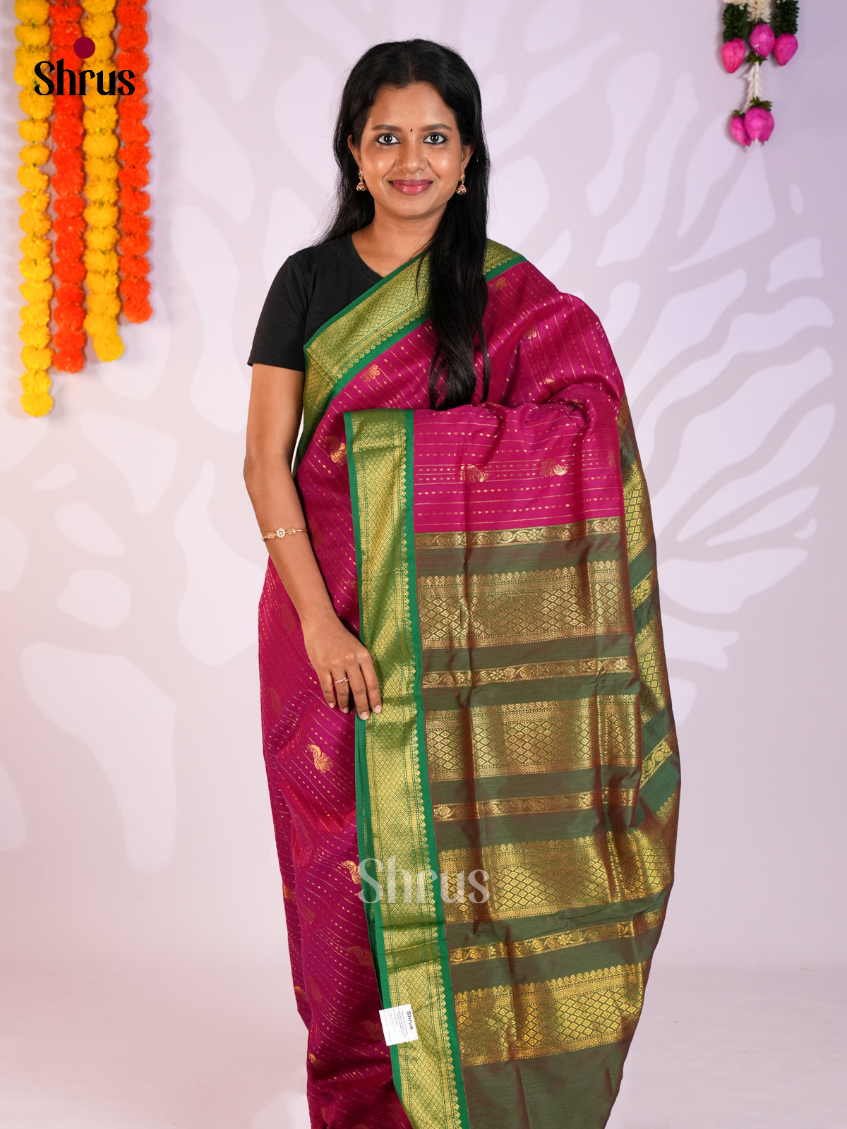 DKS12581 - Kalyani Cotton Saree - Shop on Shrus.com
