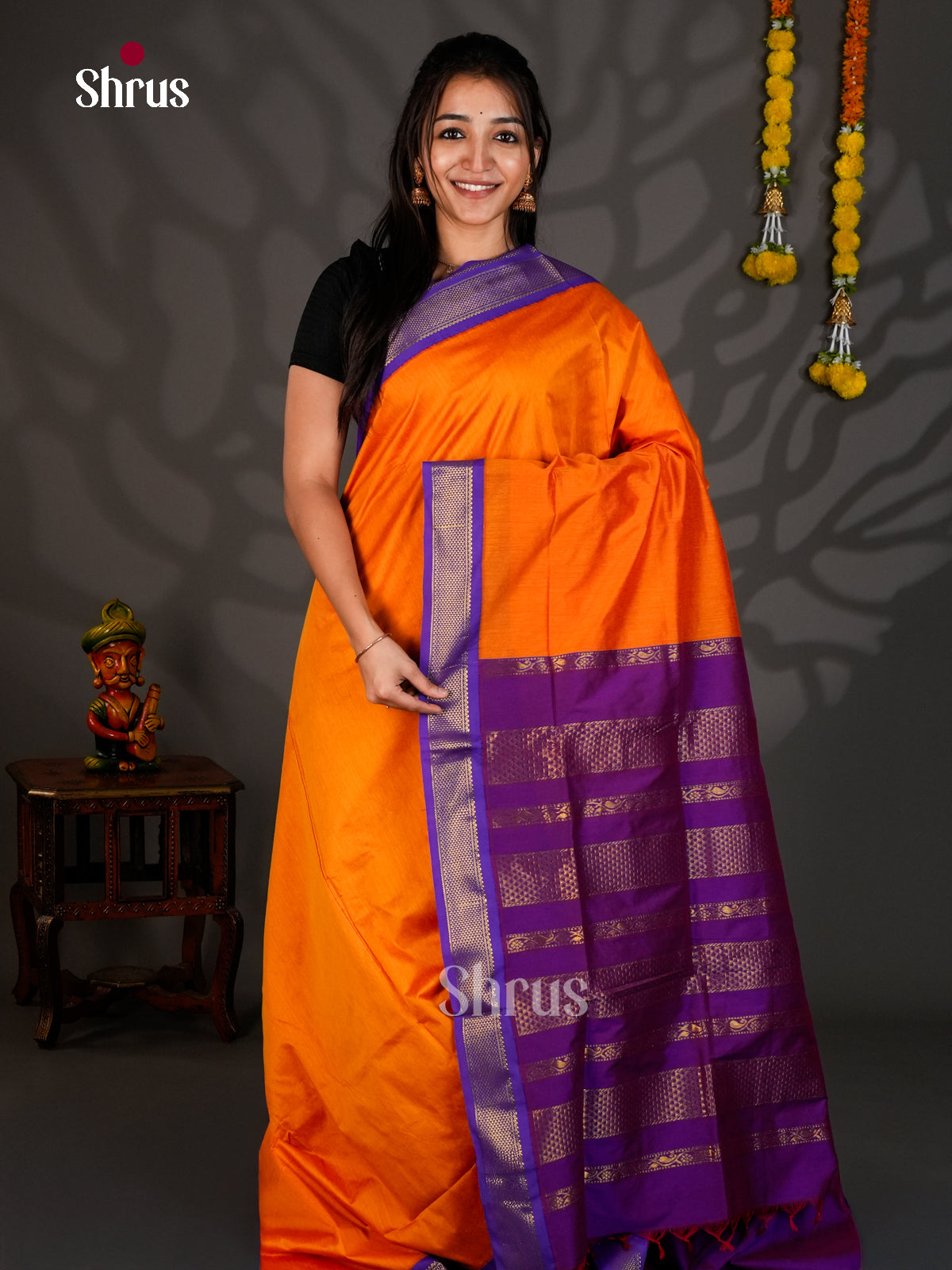 DKS12598 - Kalyani Cotton Saree - Shop on Shrus.com
