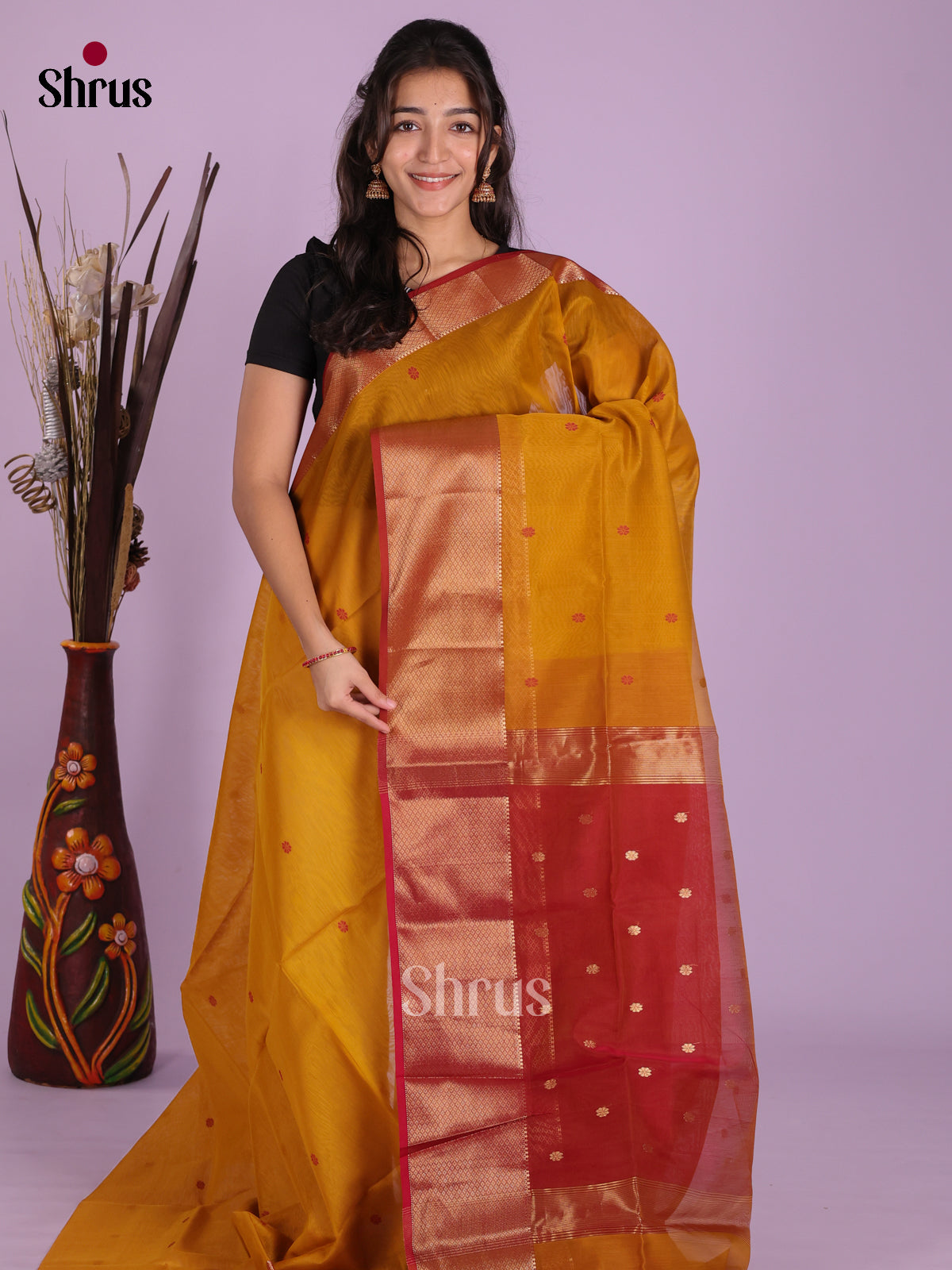 DKS12715 - Maheshwari silkcotton Saree
