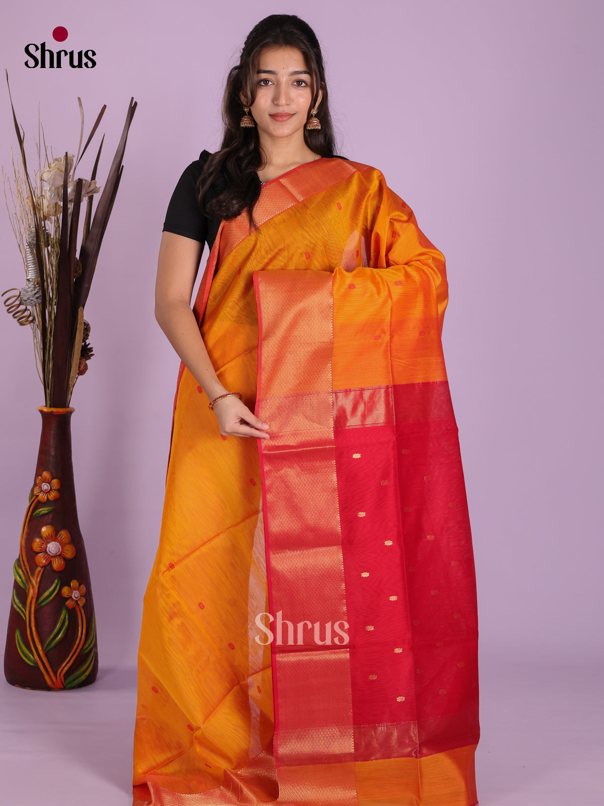 DKS12718 - Maheshwari silkcotton Saree