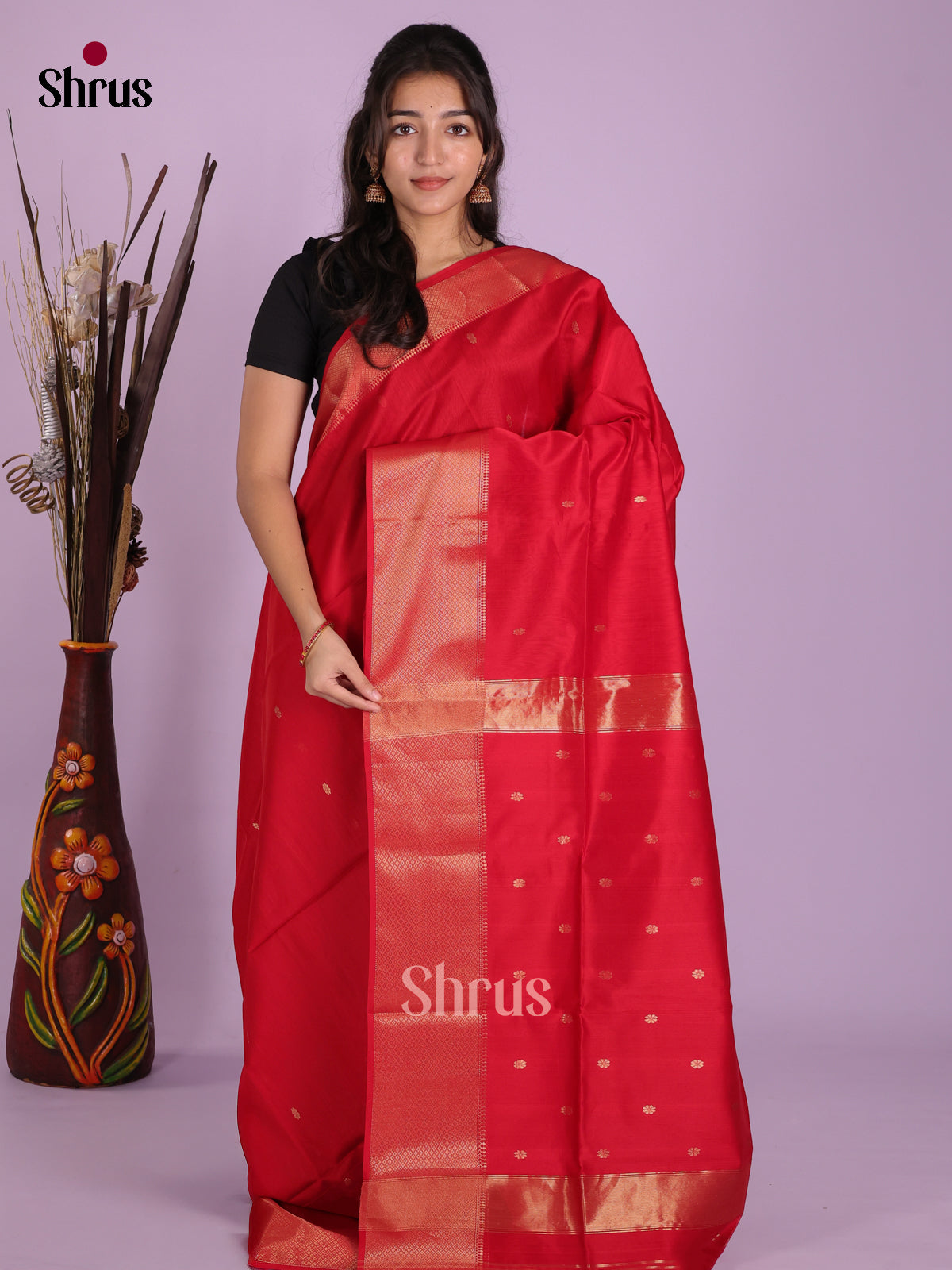 DKS12721 - Maheshwari silkcotton Saree