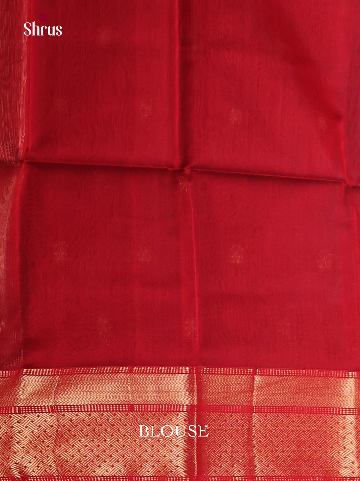 Pretty Black & Red Maheshwari silkcotton Saree gleams with zari buttas