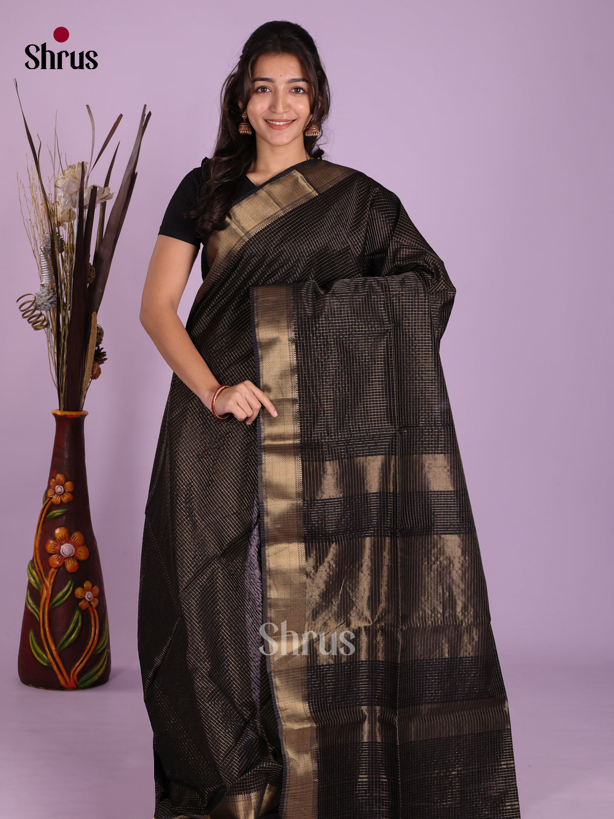 DKS12767 - Maheshwari silkcotton Saree - Shop on Shrus.com