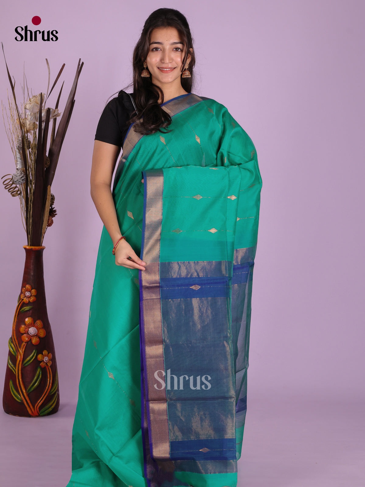 DKS12784 - Maheshwari silkcotton Saree