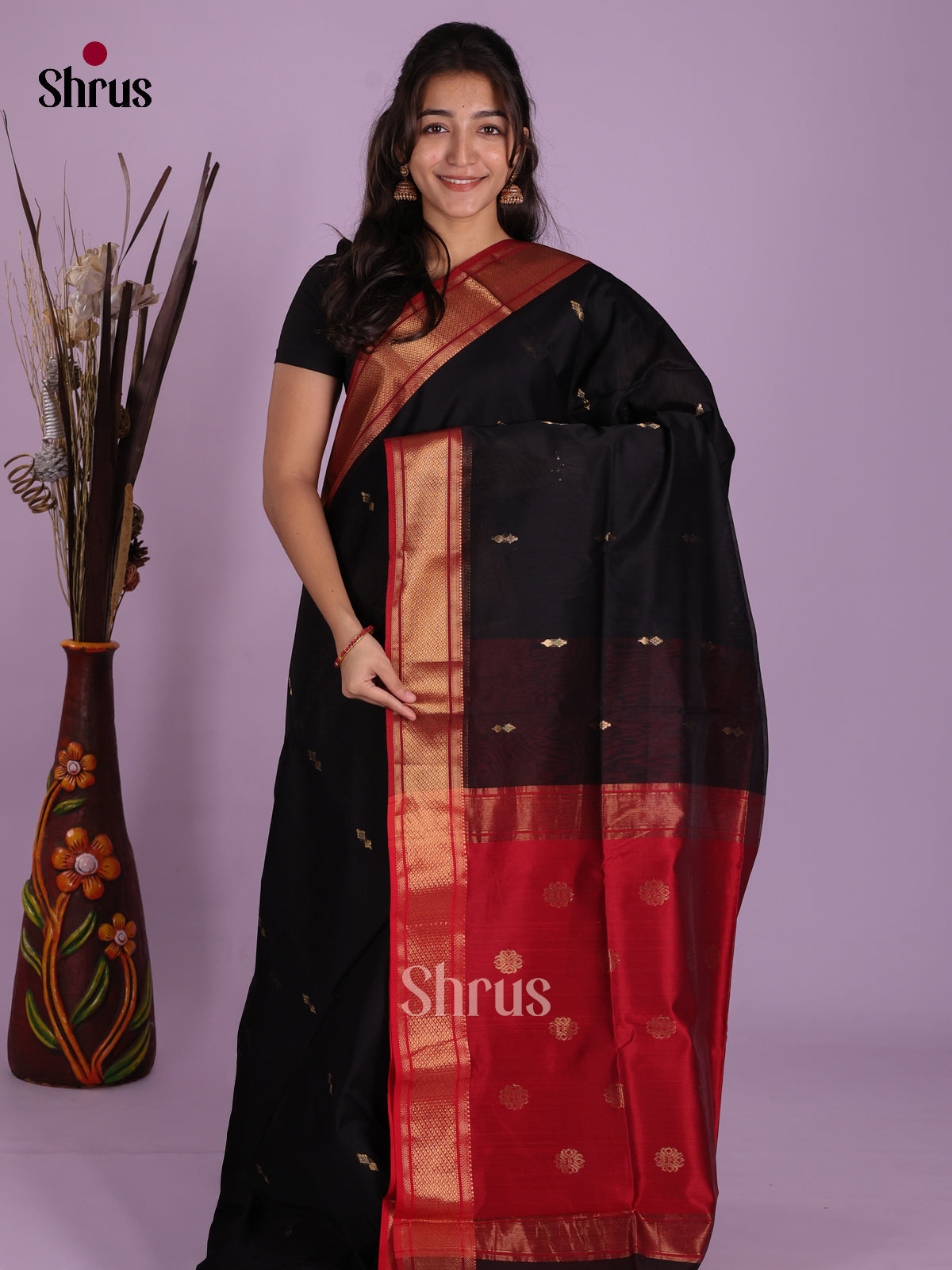 DKS12815 - Maheshwari silkcotton Saree