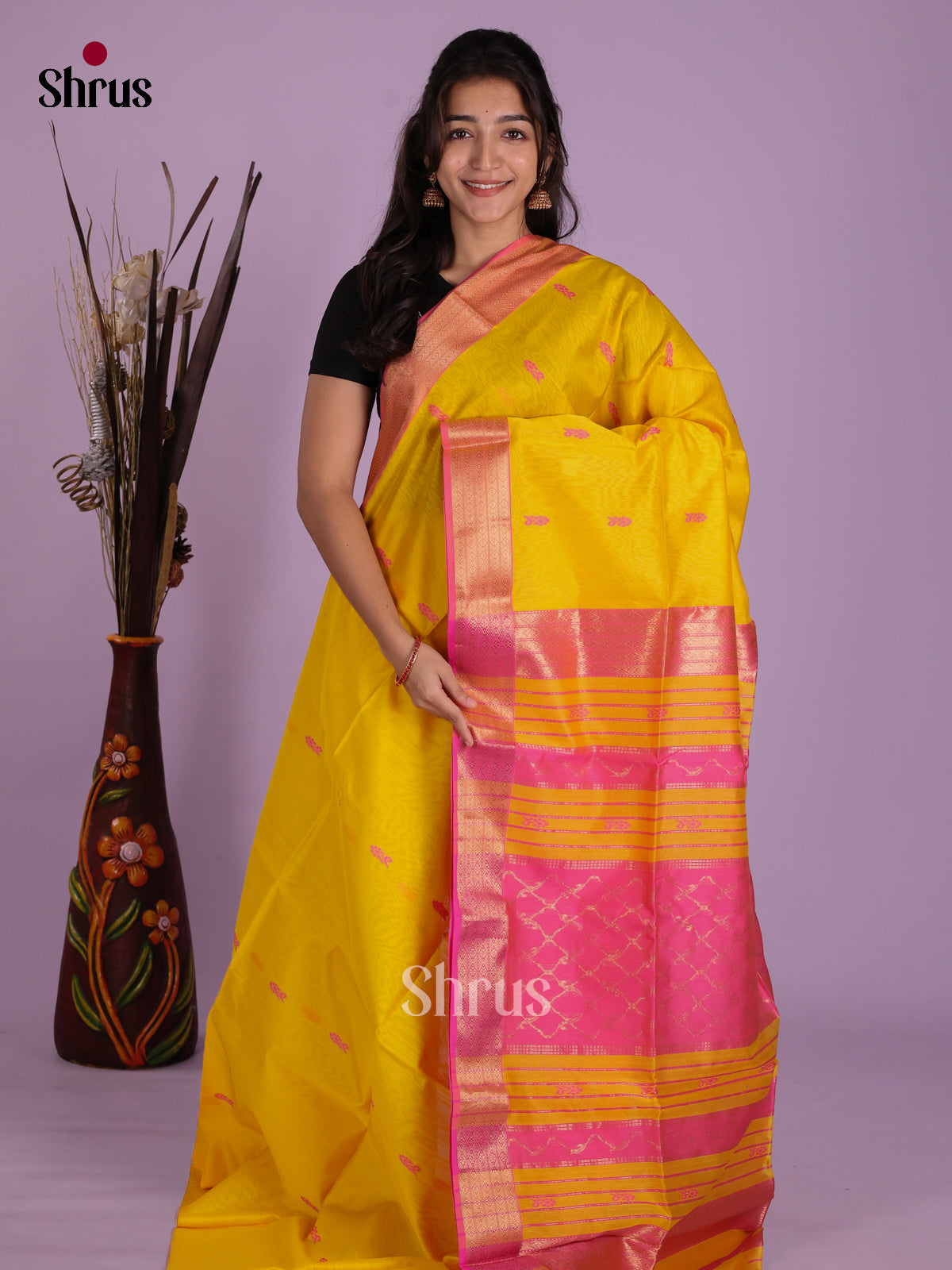 DKS12858 - Maheshwari silkcotton Saree