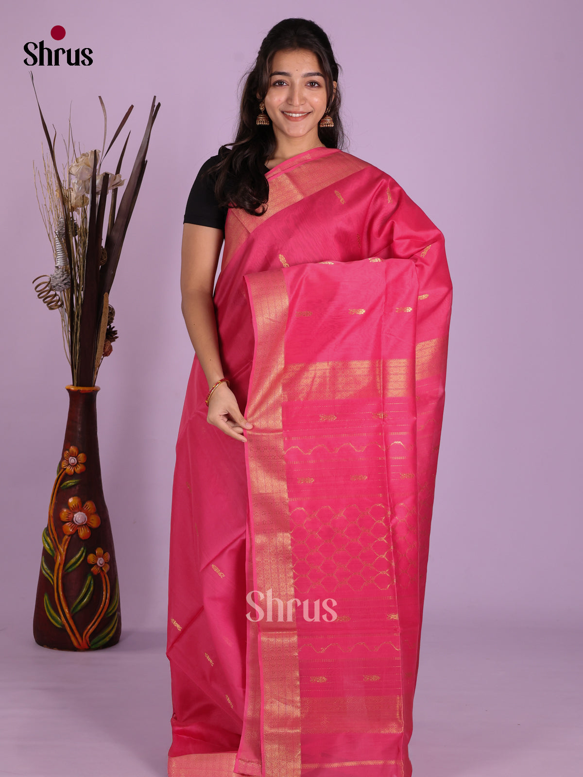 DKS12859 - Maheshwari silkcotton Saree