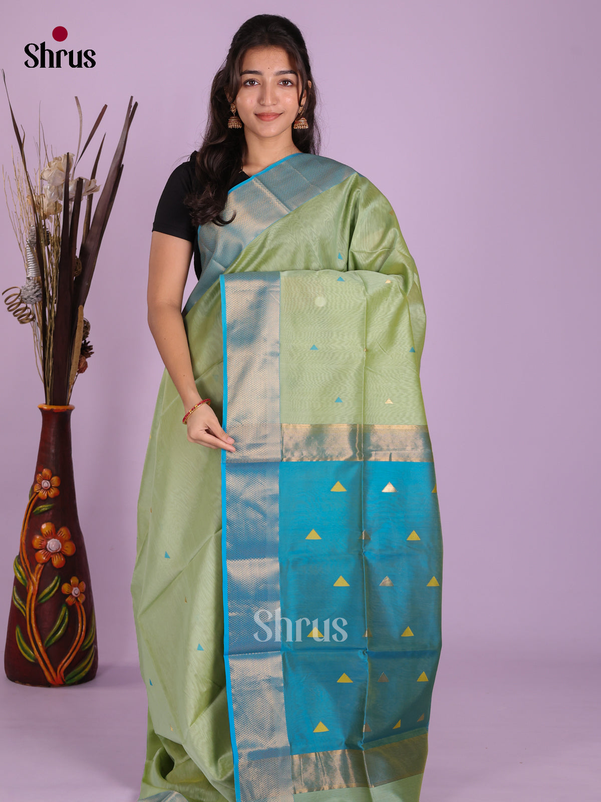 DKS12881 - Maheshwari silkcotton Saree