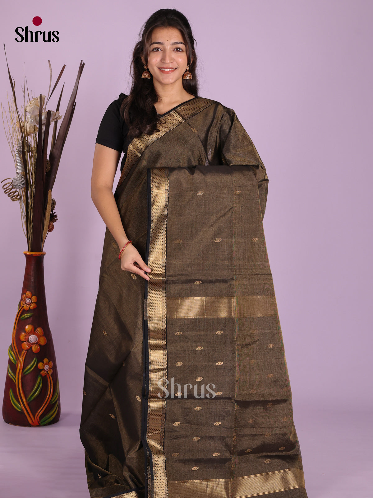 DKS12903 - Maheshwari silkcotton Saree