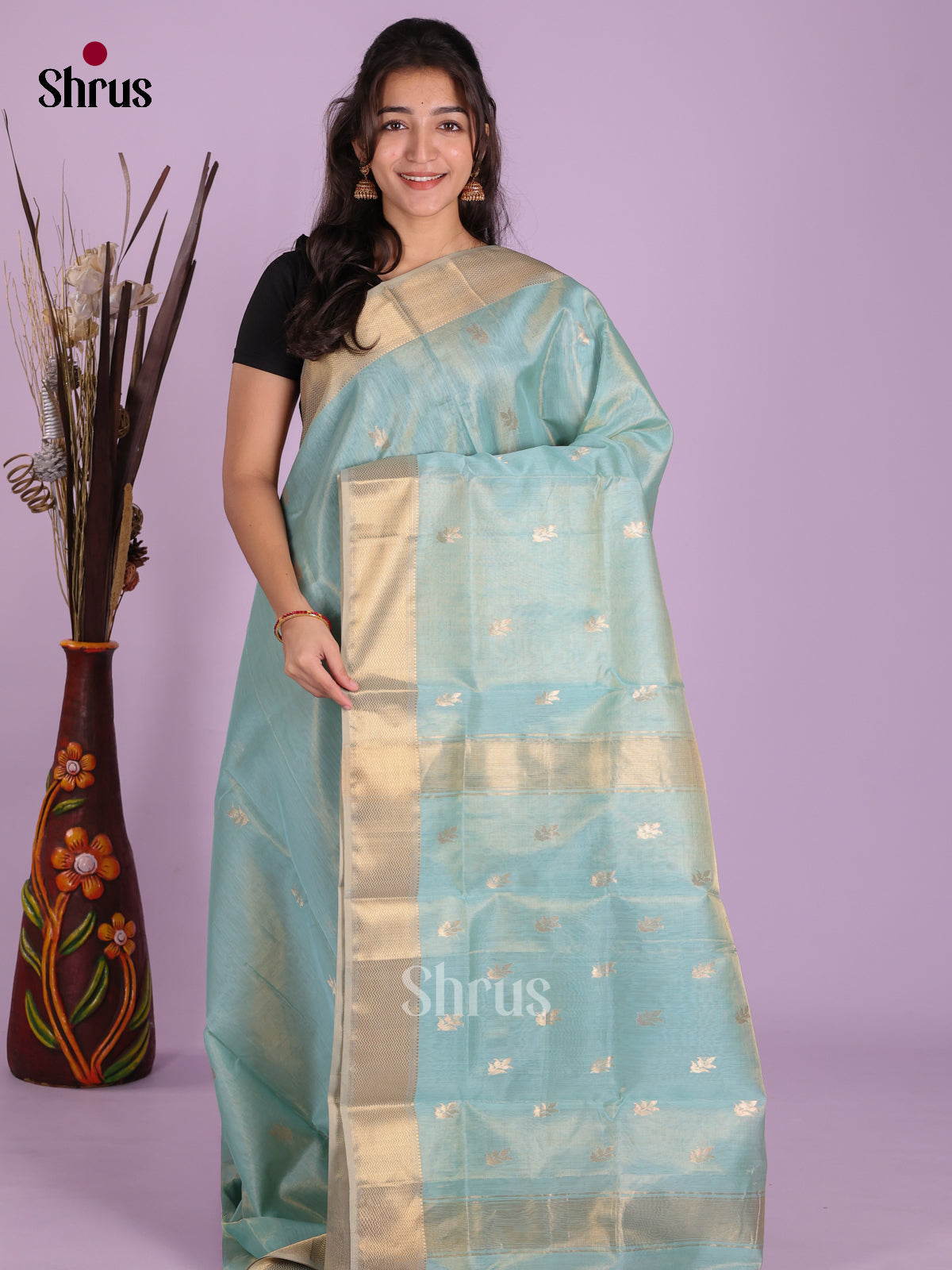 DKS12916 - Maheshwari silkcotton Saree