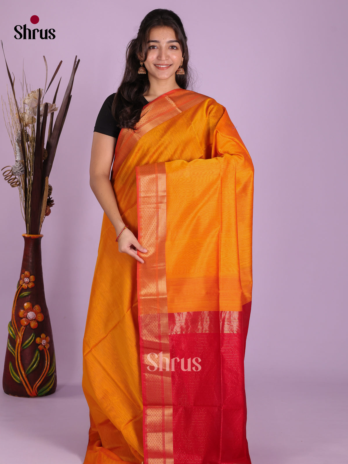 DKS12924 - Maheshwari silkcotton Saree