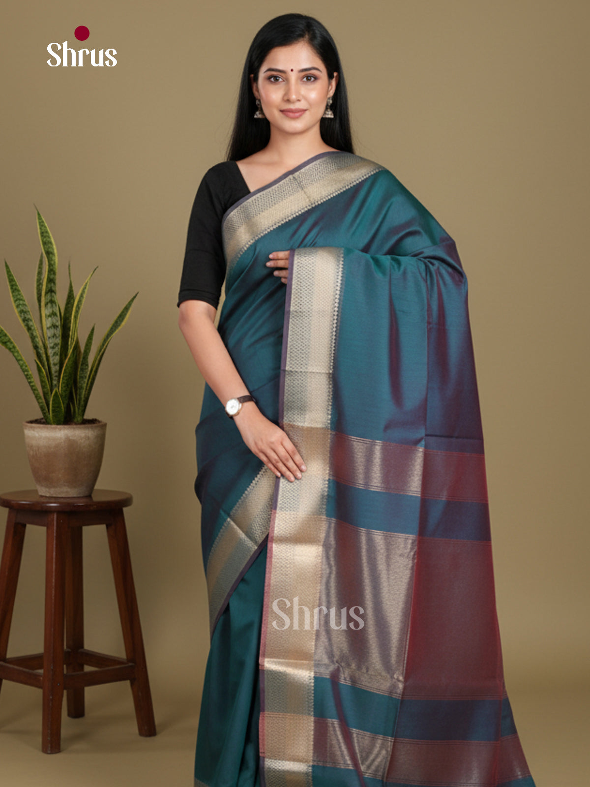 Peacock Blue - Art Maheshwari  Saree