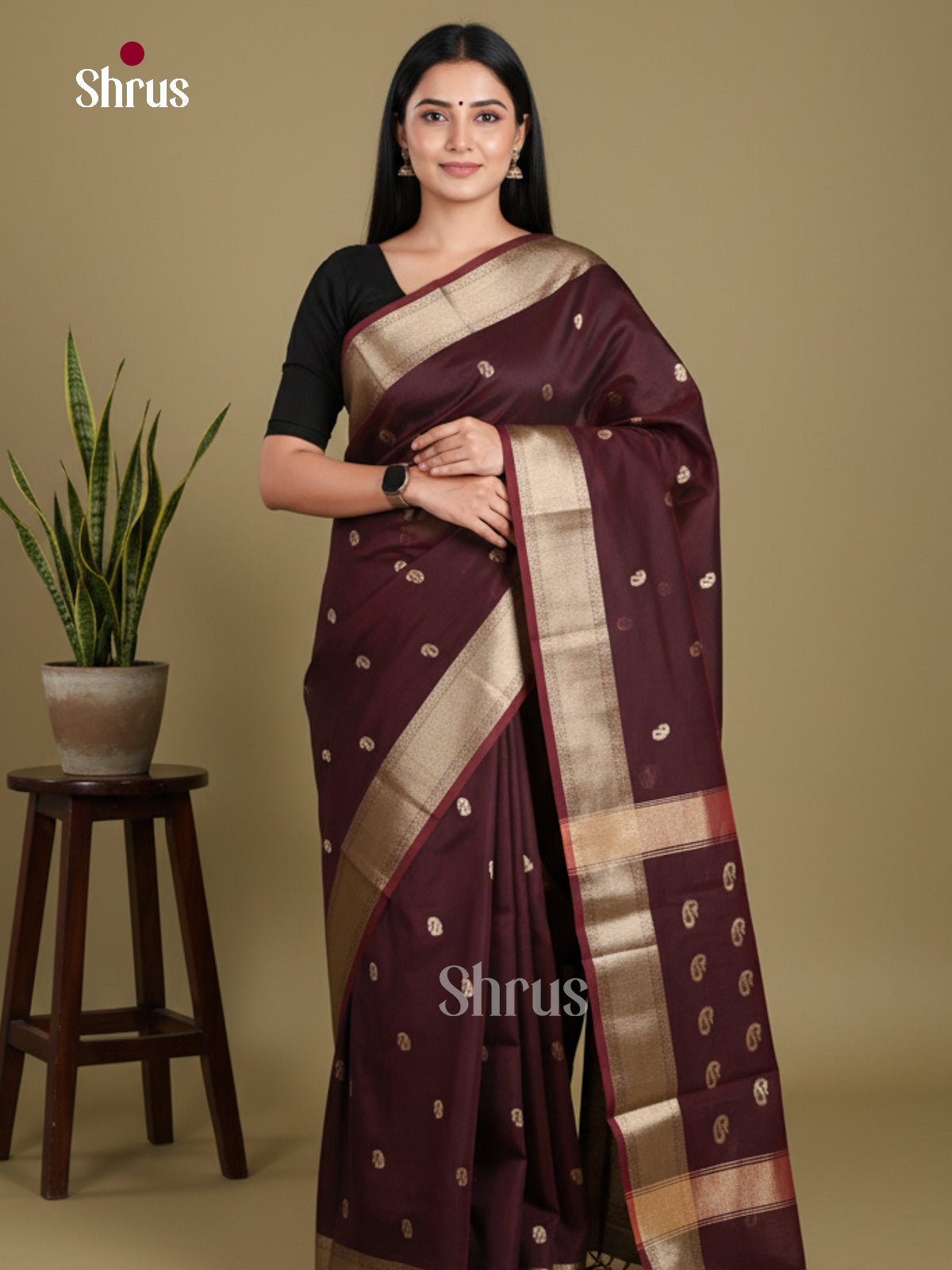 Maroon - Art Maheshwari  Saree