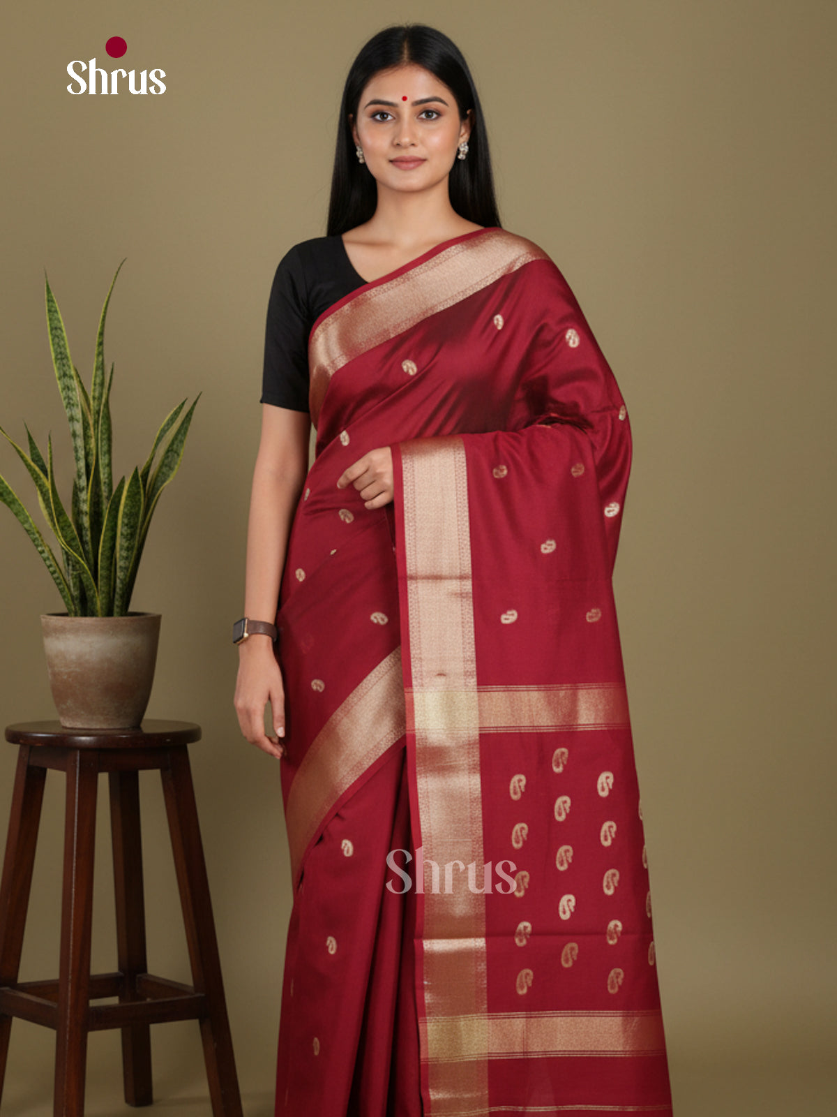 Maroon - Art Maheshwari  Saree
