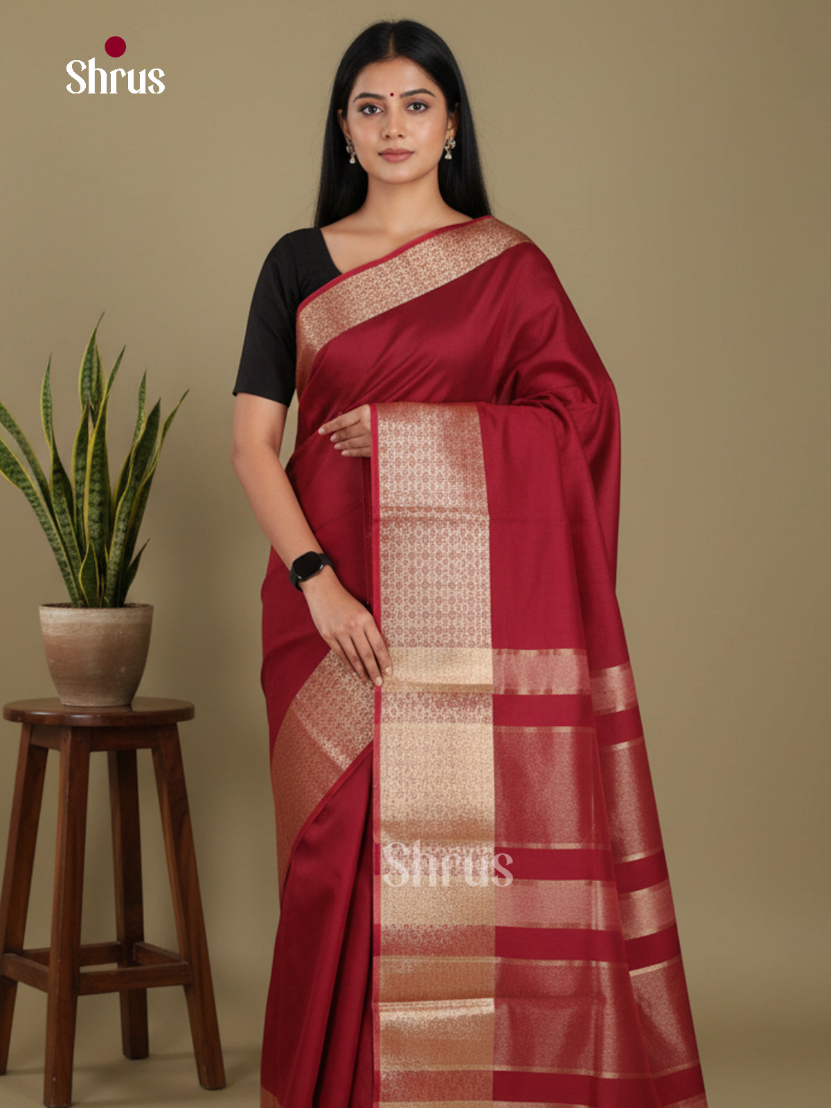 Maroon - Art Maheshwari  Saree