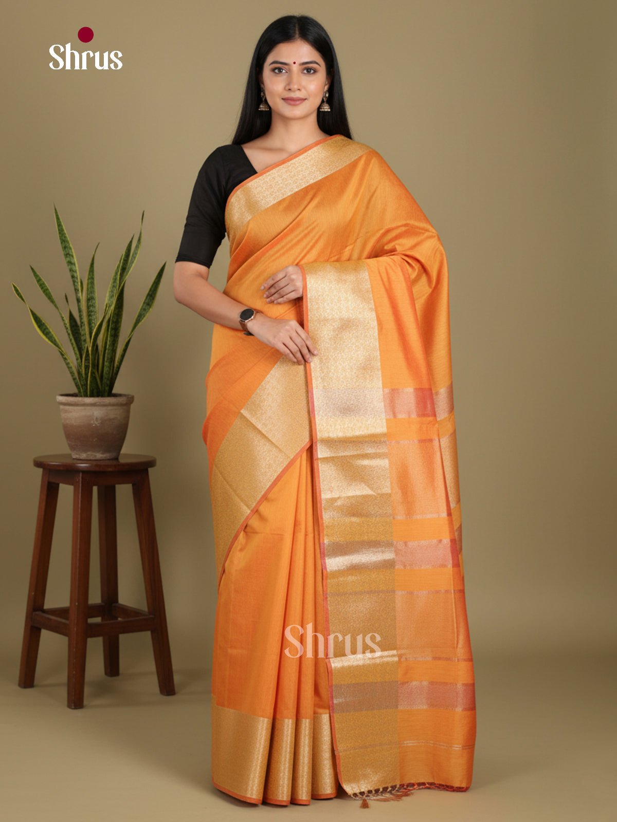 Orange - Art Maheshwari  Saree