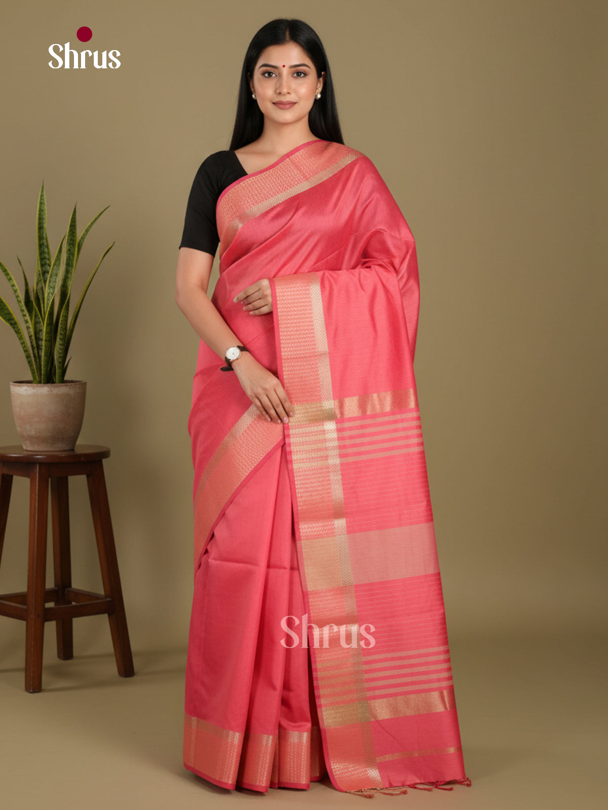 Peachish Pink- Art Maheshwari  Saree