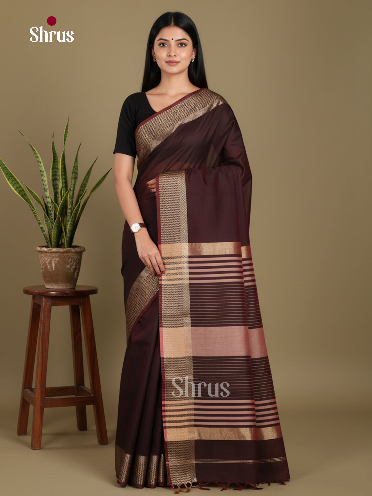 Brown - Art Maheshwari  Saree