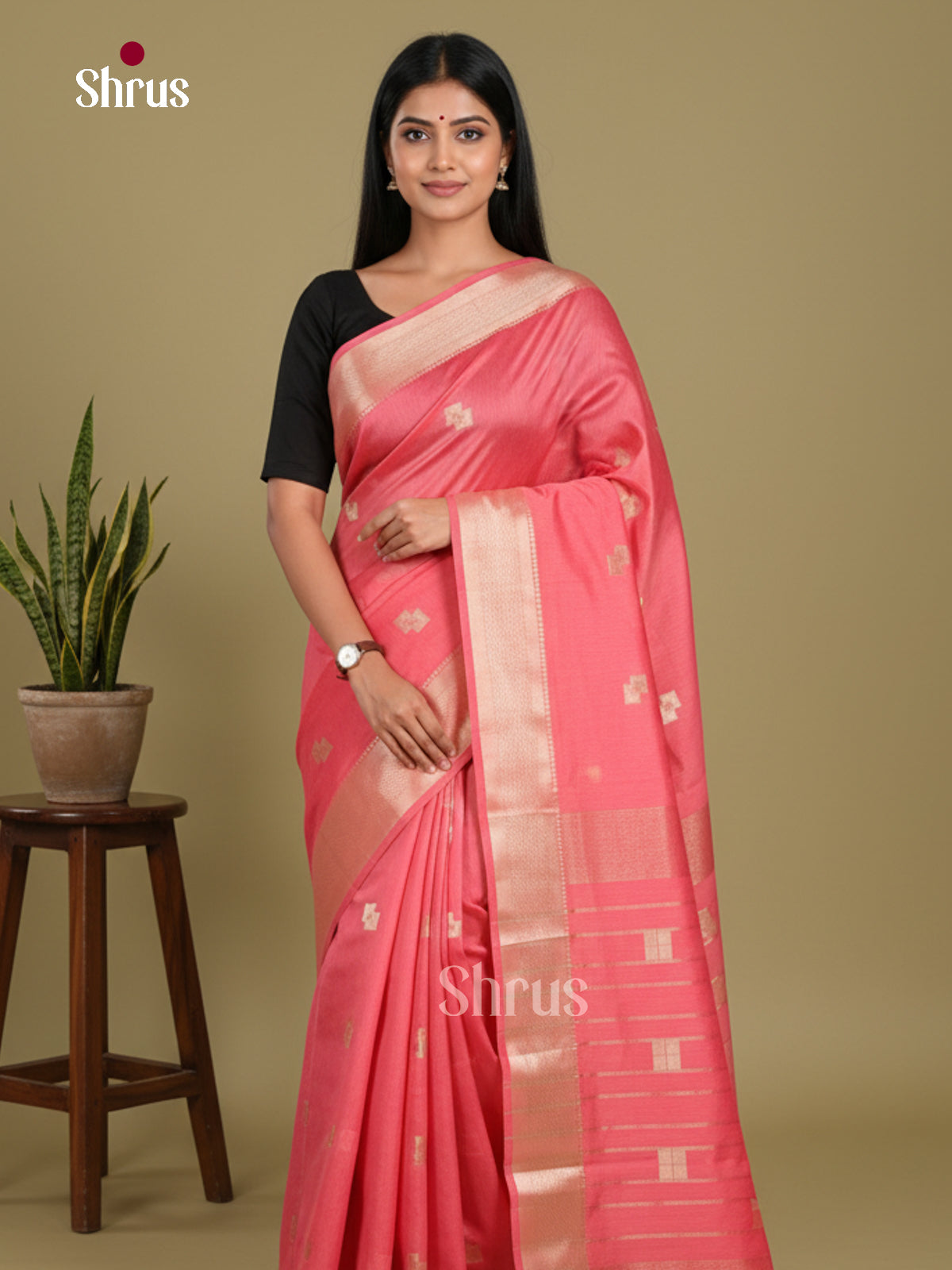 Peachish Pink - Art Maheshwari  Saree