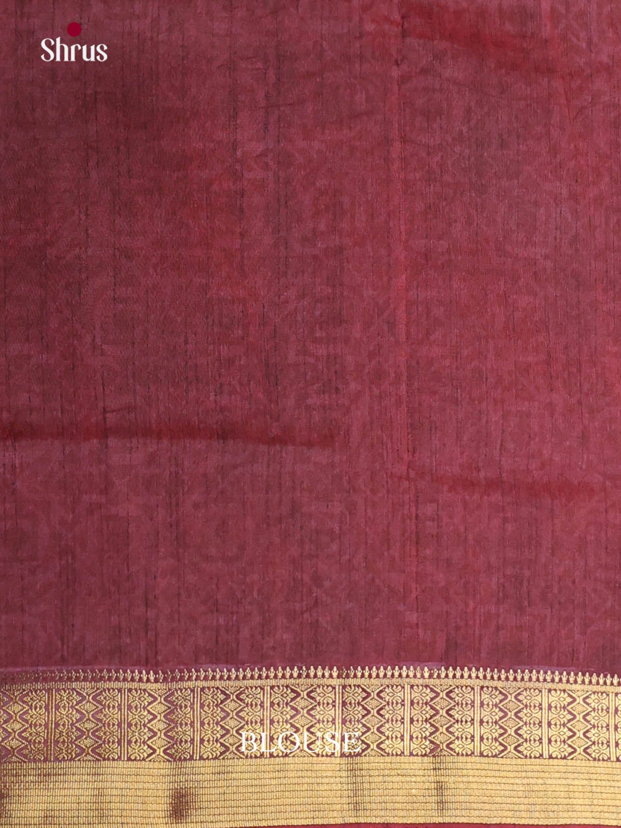 Red & Maroon - Semi Patola Saree - Shop on Shrus.com