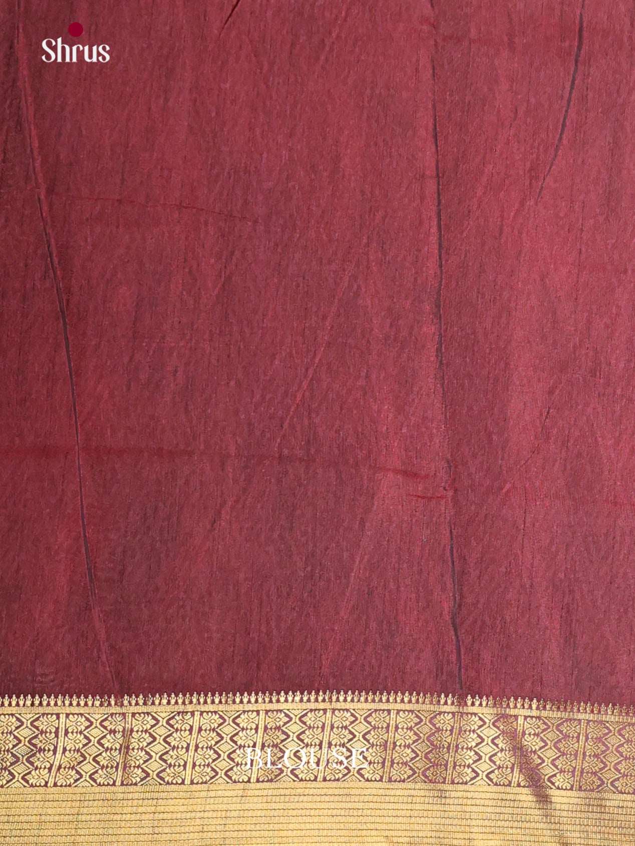 Red & Maroon - Semi Patola Saree - Shop on Shrus.com