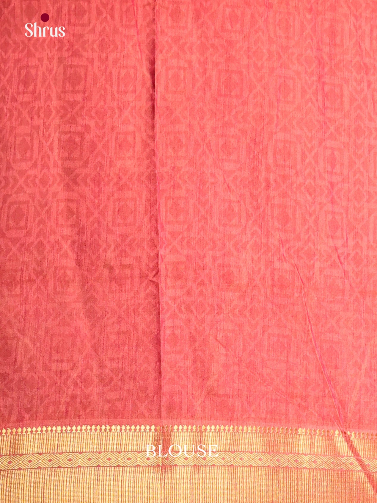 Mustard & Brick- Semi Patola Saree - Shop on Shrus.com