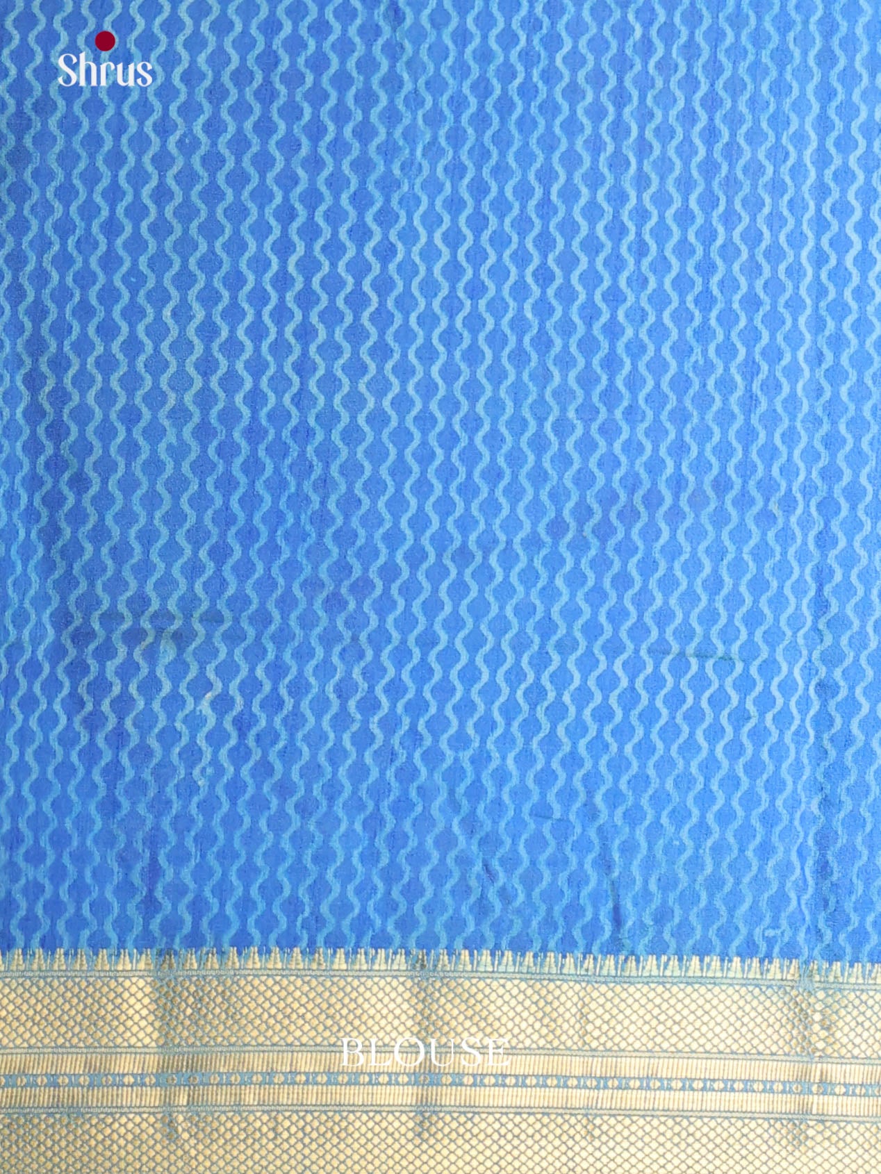 Green & Blue - Semi Patola Saree