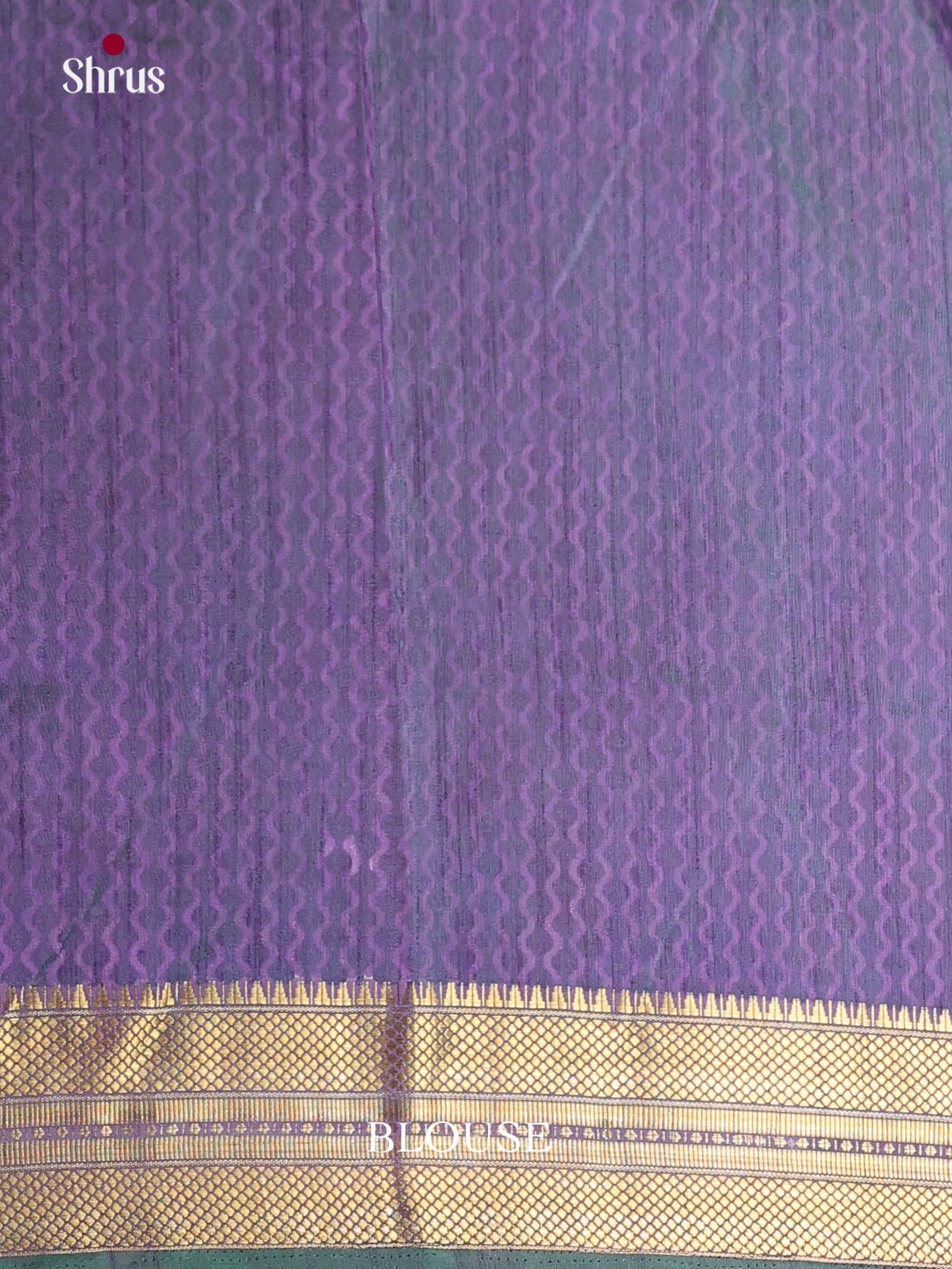 Green & Purple - Semi Patola Saree