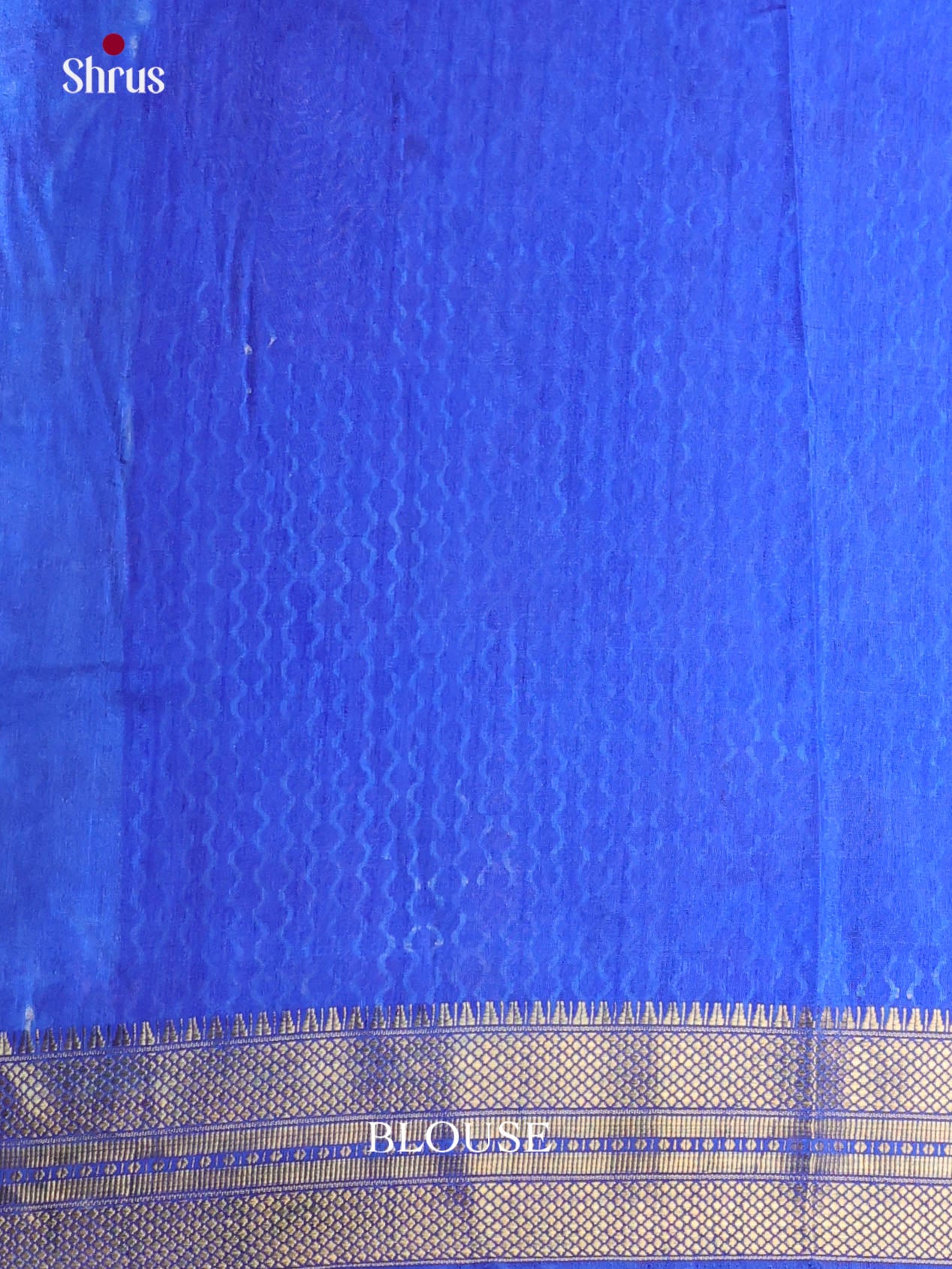 Blue - Semi Patola Saree