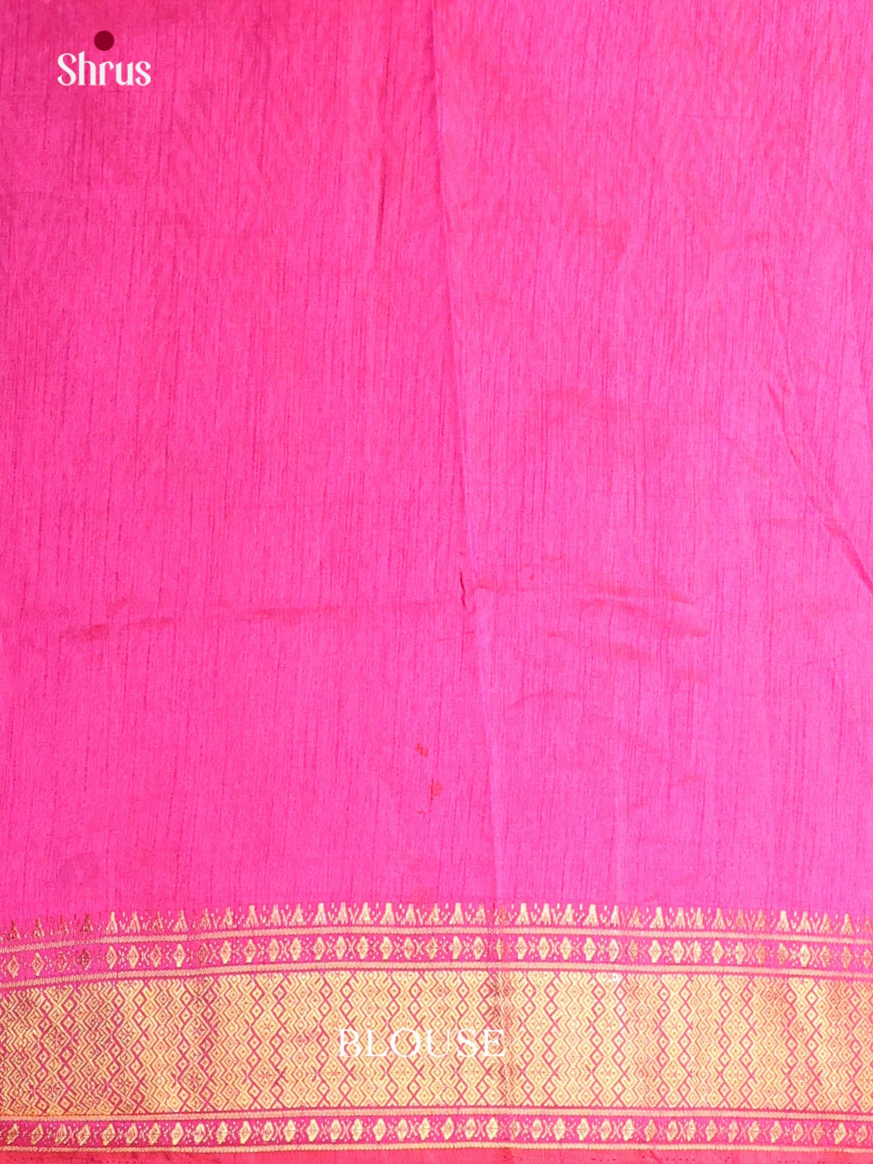 Purple & Pink  - Semi Patola Saree - Shop on Shrus.com