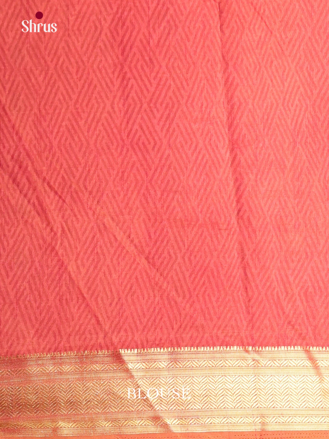 Mustard & Brick - Semi Patola Saree