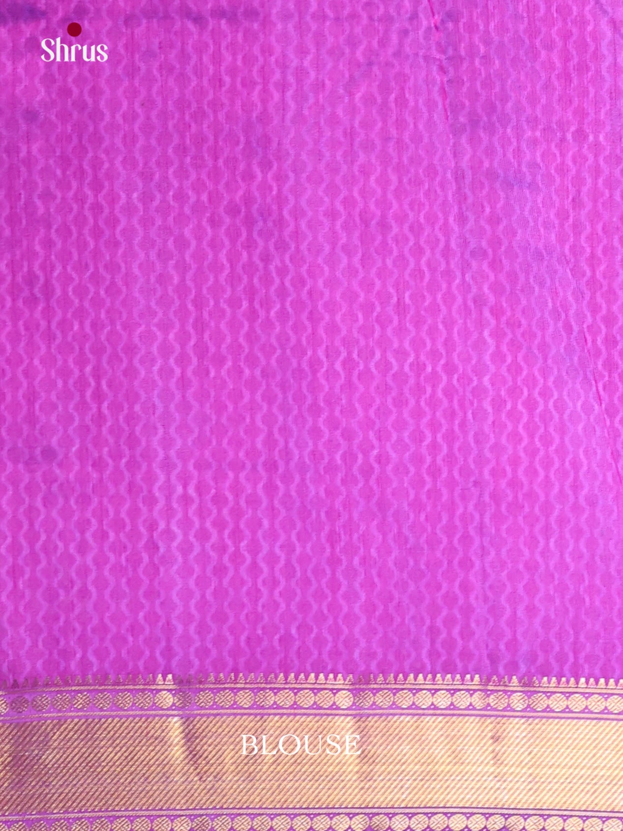 Blue & Purple- Semi Patola Saree