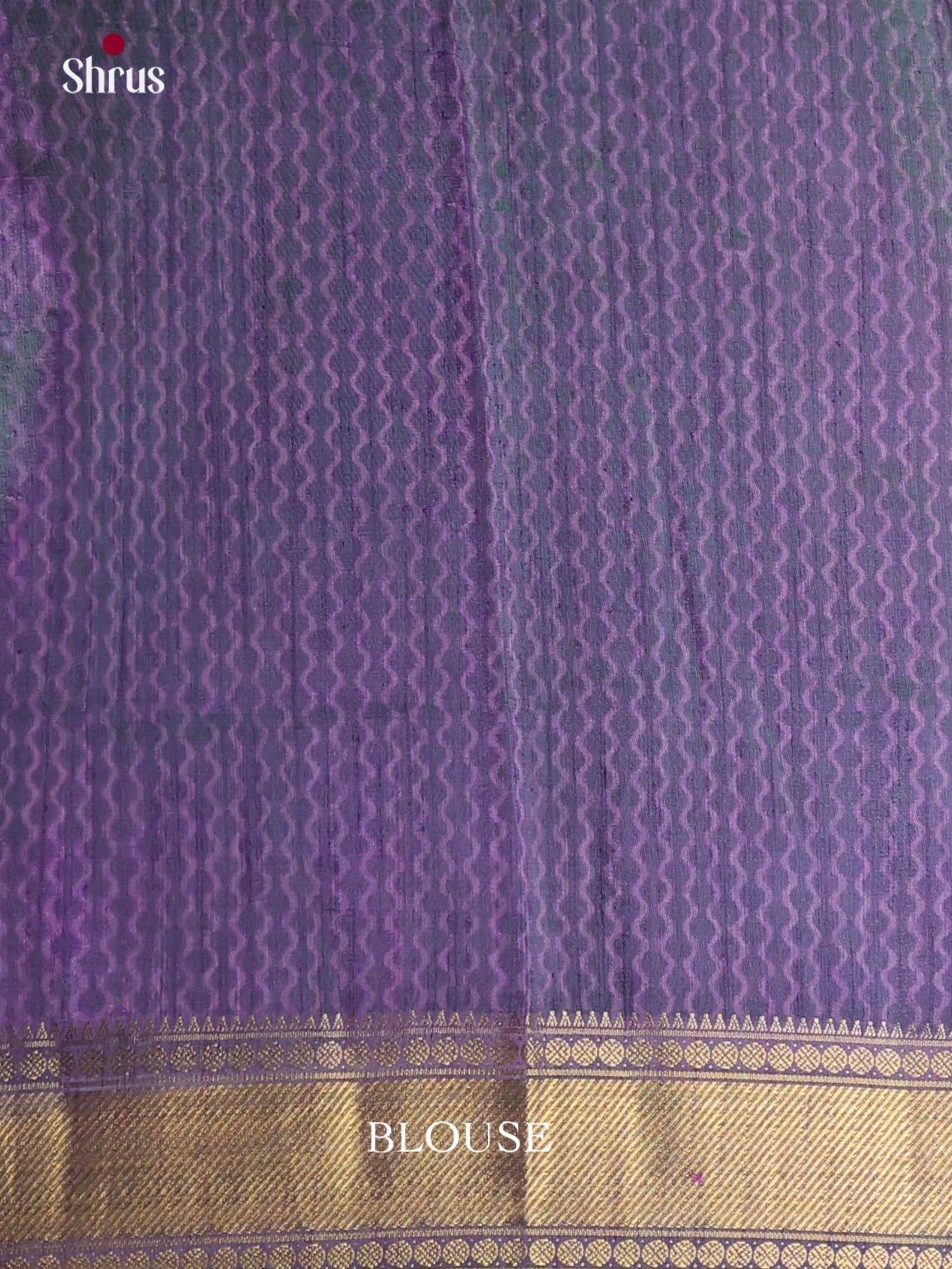 Green & Purple - Semi Patola Saree - Shop on Shrus.com