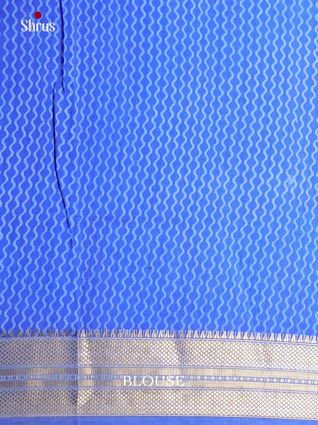 Blue - Semi Patola Saree