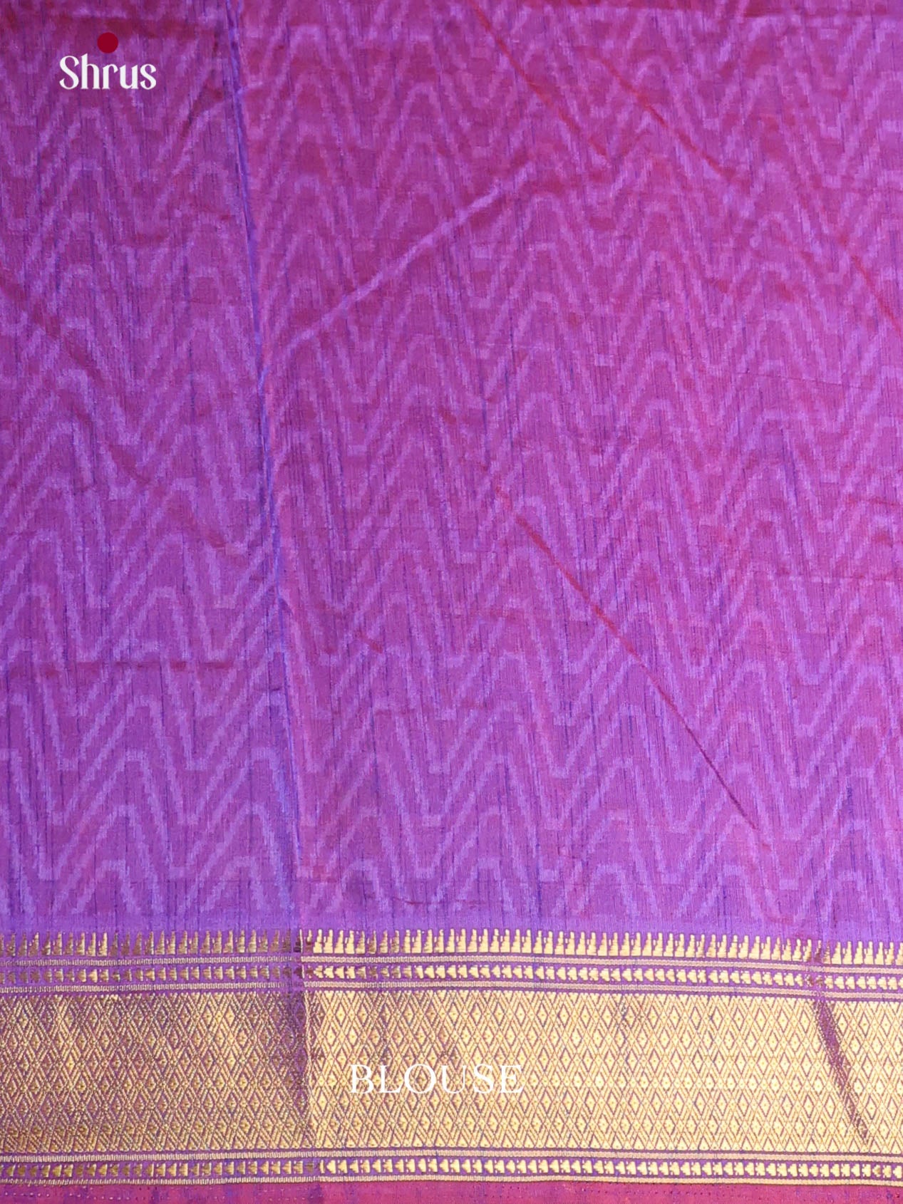 Pink & Purple - Semi Patola Saree