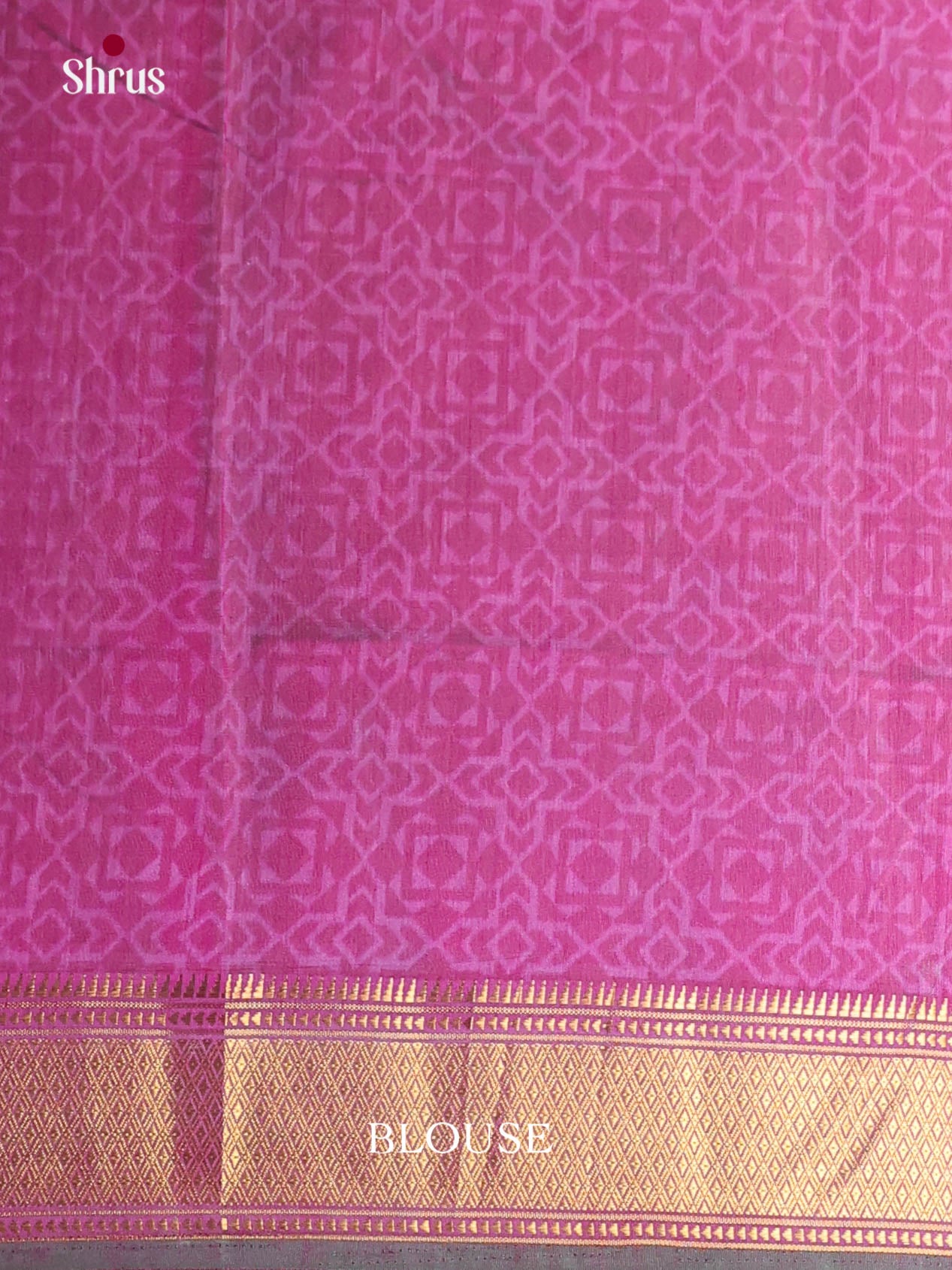 Blue & Purple- Semi Patola Saree