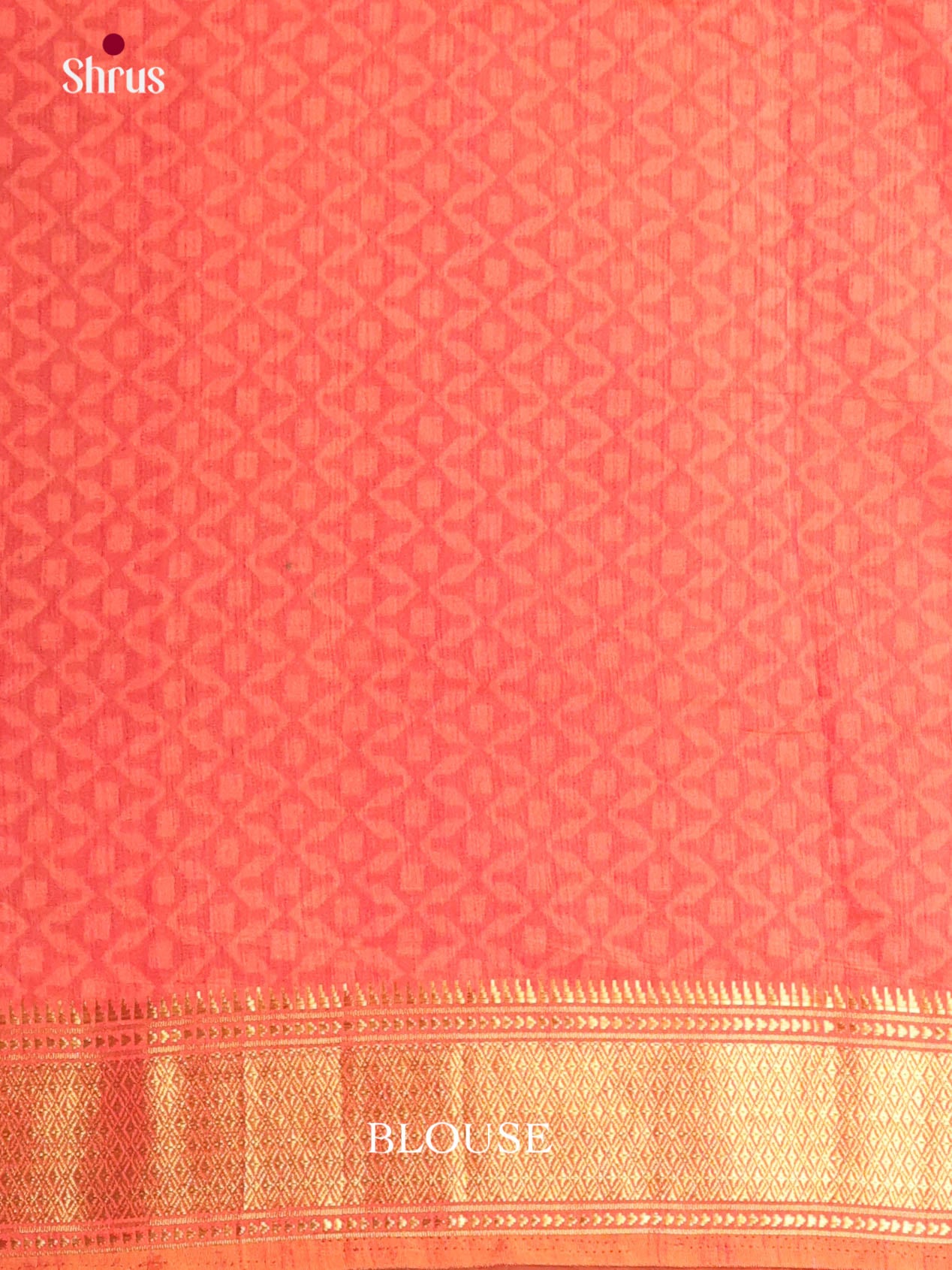 Mustard & Brick - Semi Patola Saree - Shop on Shrus.com