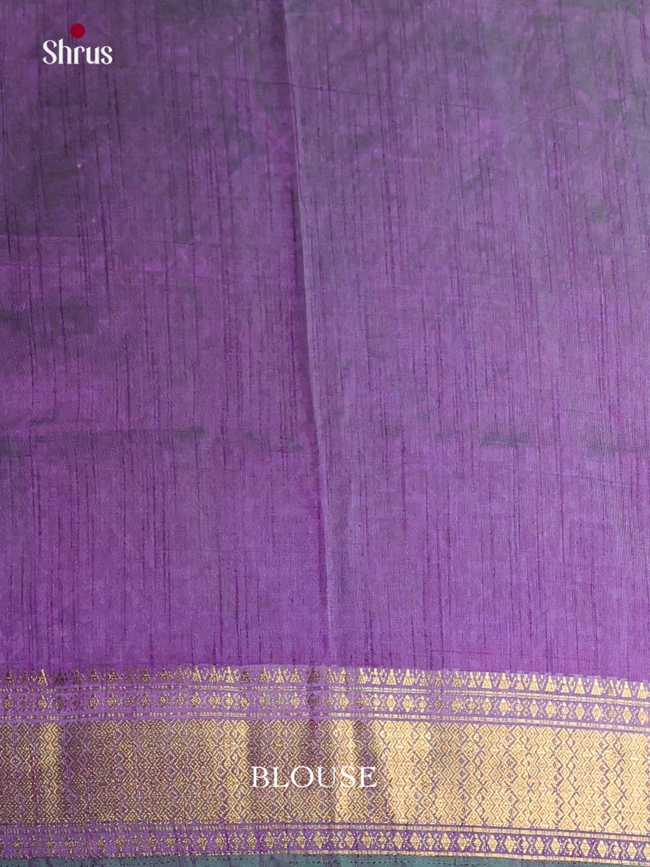 Blue & Purple - Semi Patola Saree