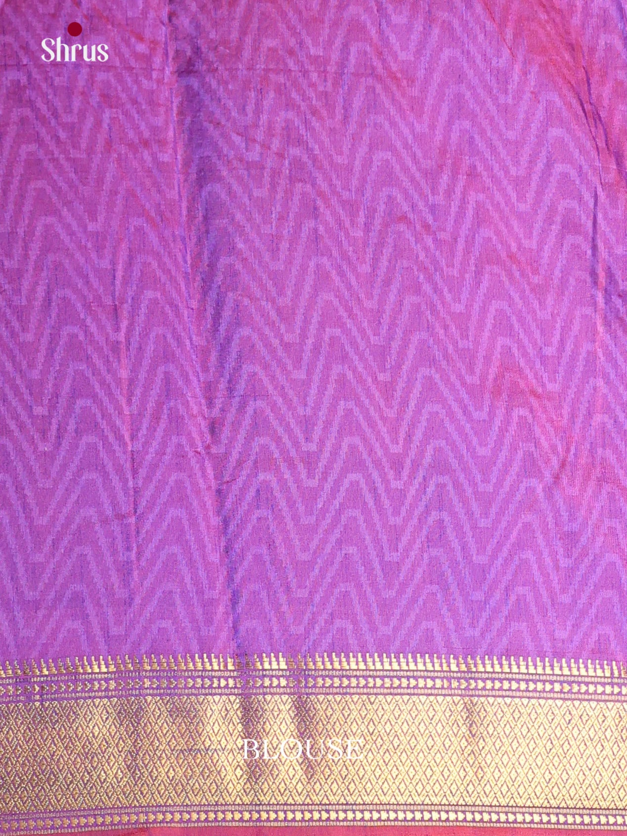 Red & Purple- Semi Patola Saree - Shop on Shrus.com