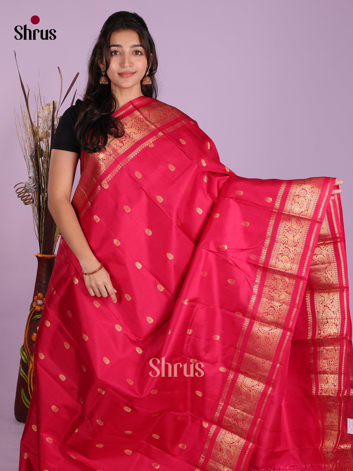 DKS13429 - Kanchipuram silk (HR) Saree