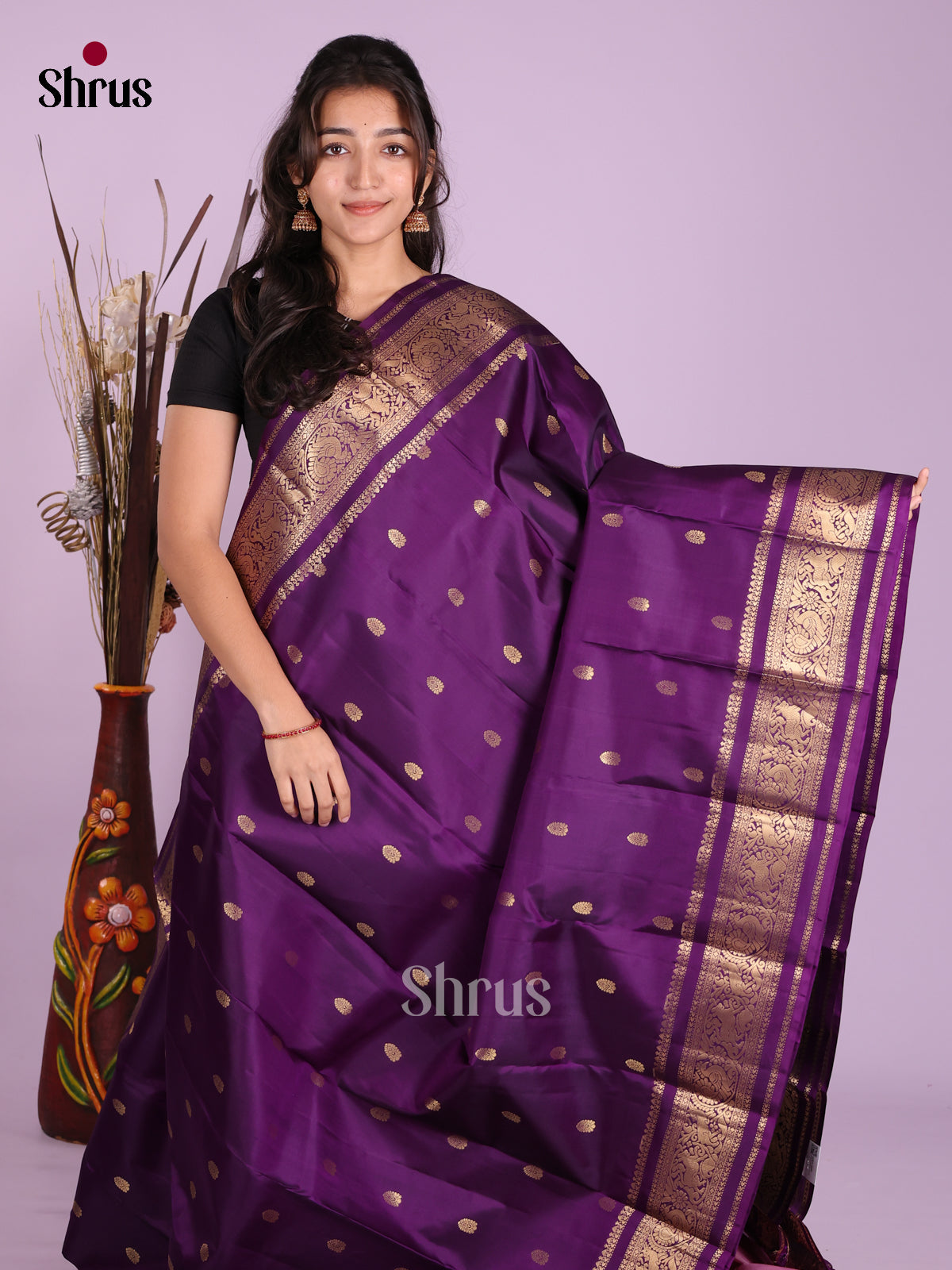 DKS13430 - Kanchipuram silk (HR) Saree