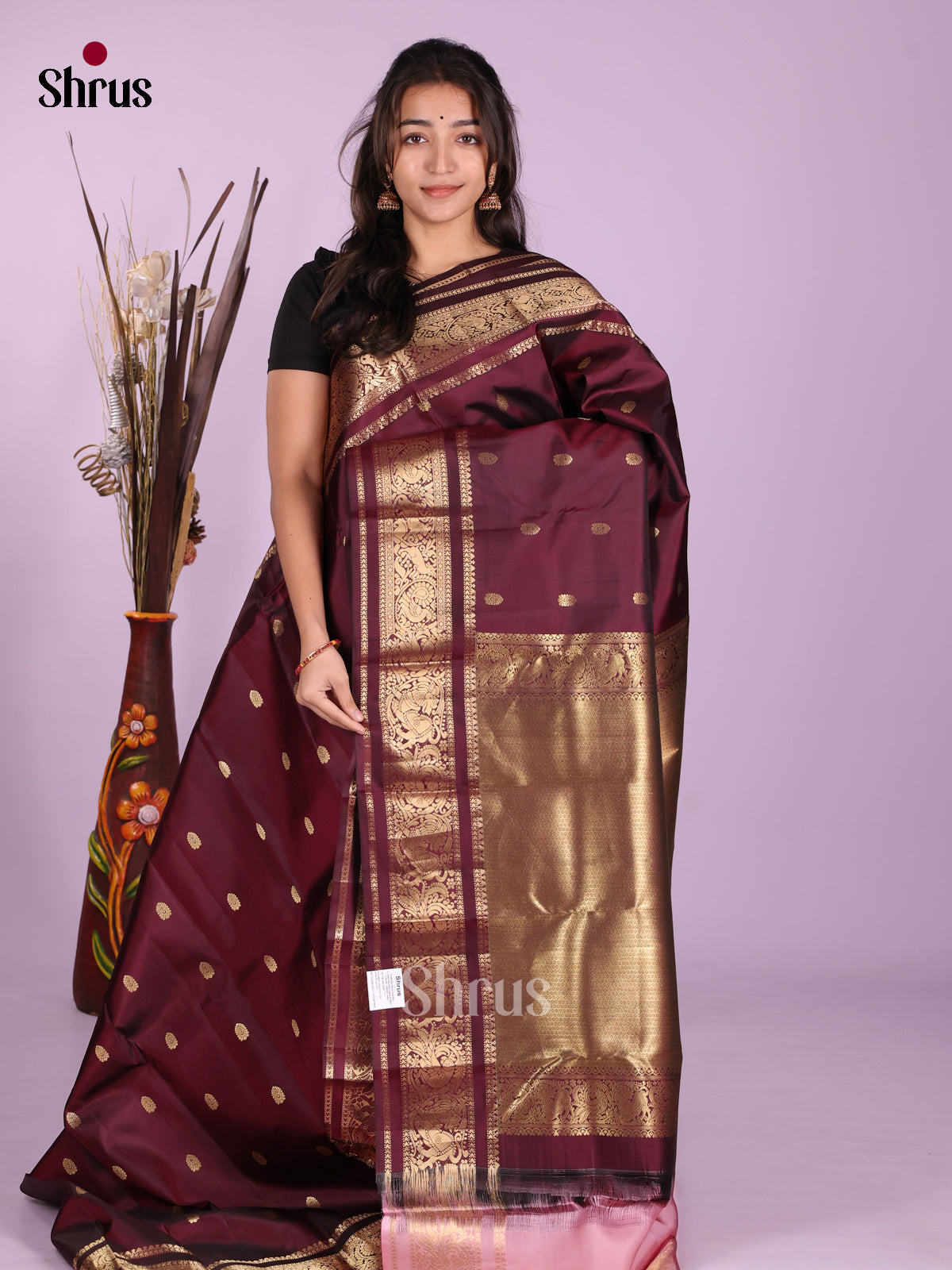 DKS13432 - Kanchipuram silk (HR) Saree - Shop on Shrus.com