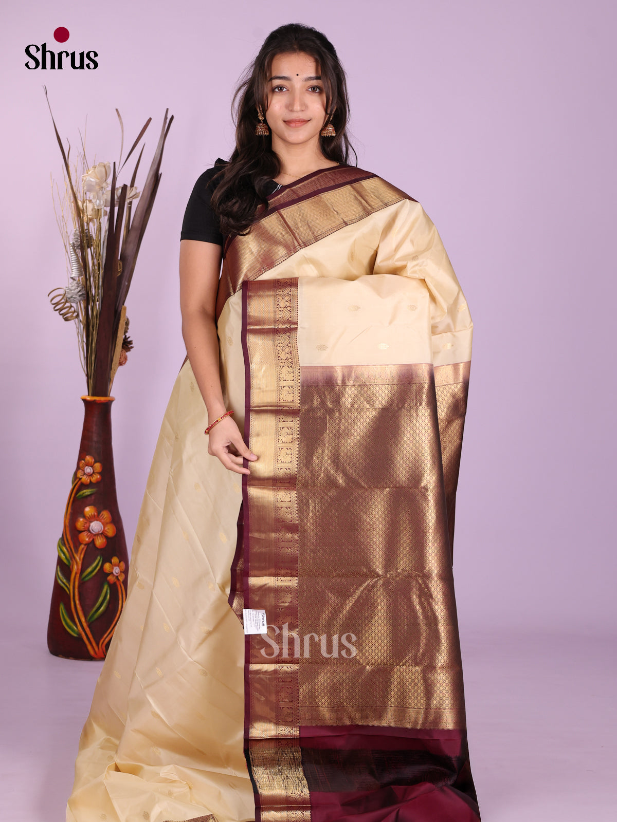 DKS13439 - Kanchipuram silk (HR) Saree - Shop on Shrus.com