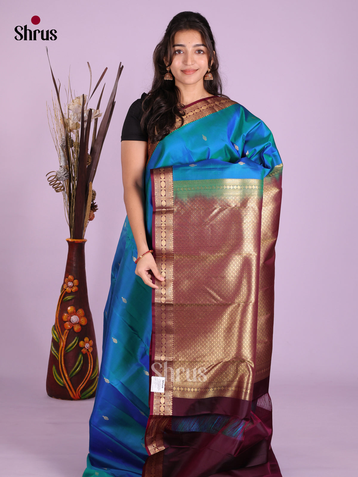 DKS13442 - Kanchipuram silk (HR) Saree