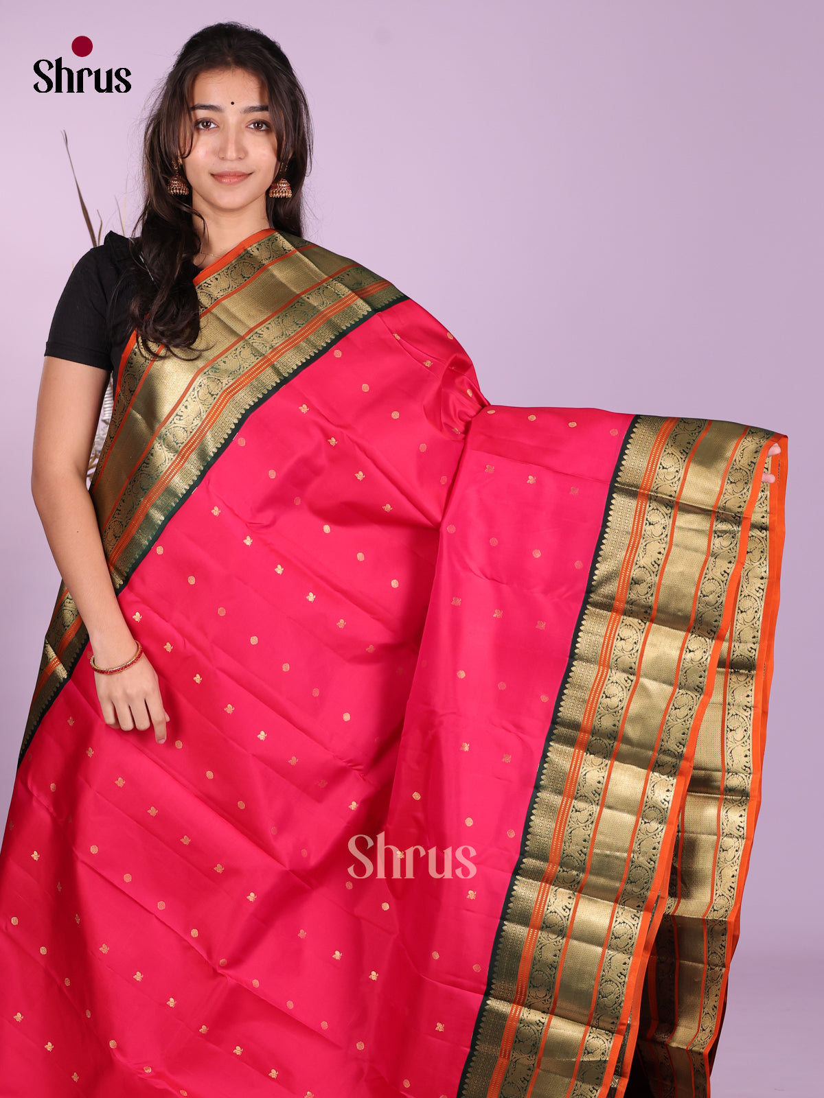 DKS13449 - Kanchipuram silk (HR) Saree - Shop on Shrus.com