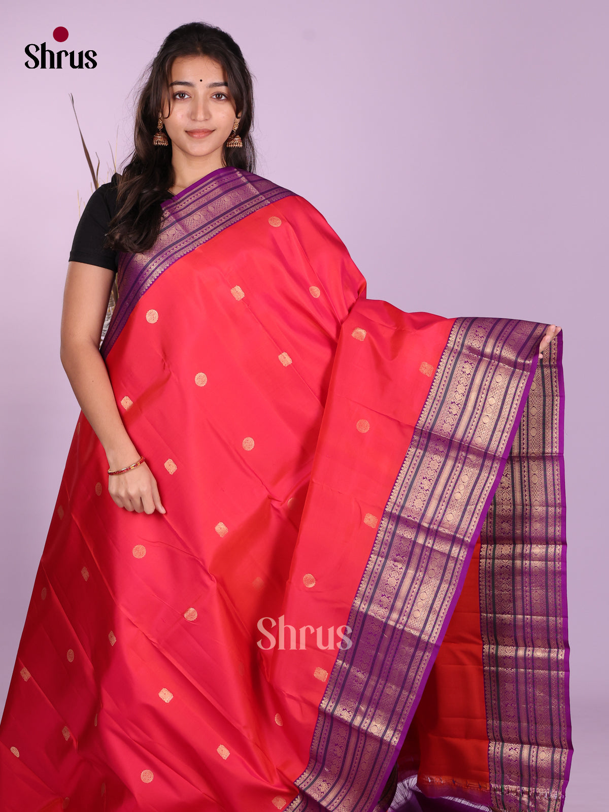 DKS13450 - Kanchipuram silk (HR) Saree - Shop on Shrus.com