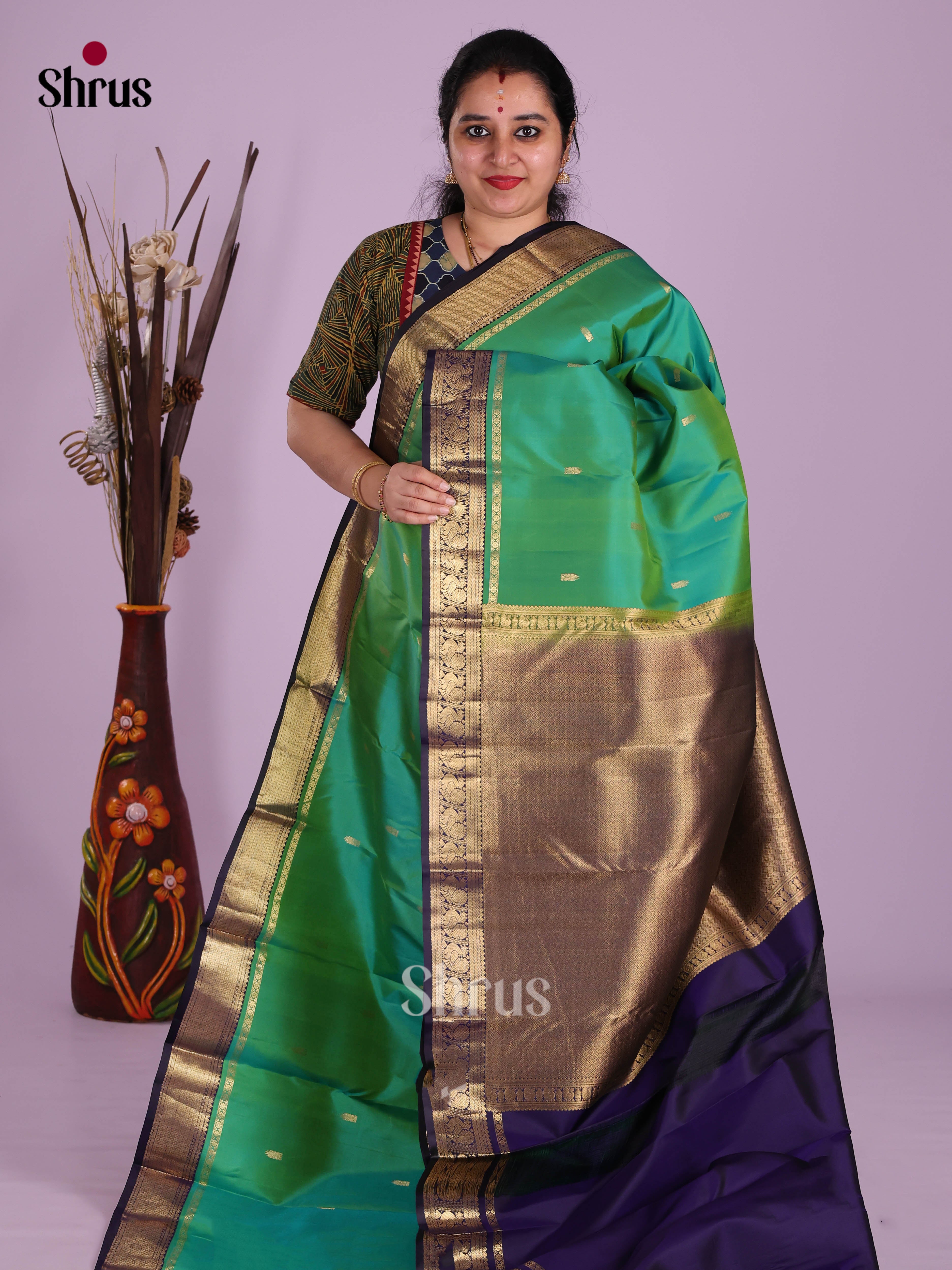 DKS13462 - Kanchipuram silk (HR) Saree