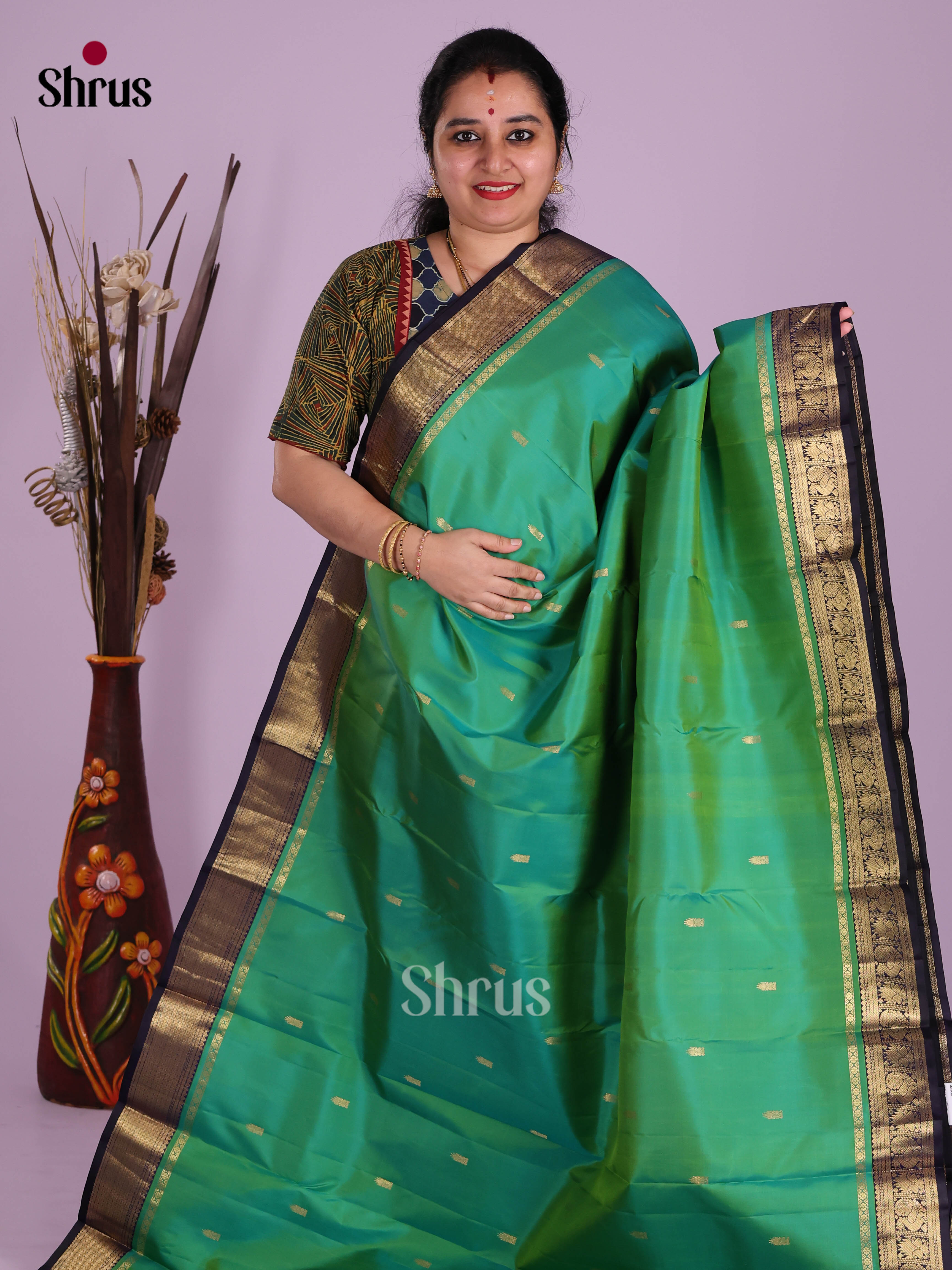 DKS13462 - Kanchipuram silk (HR) Saree